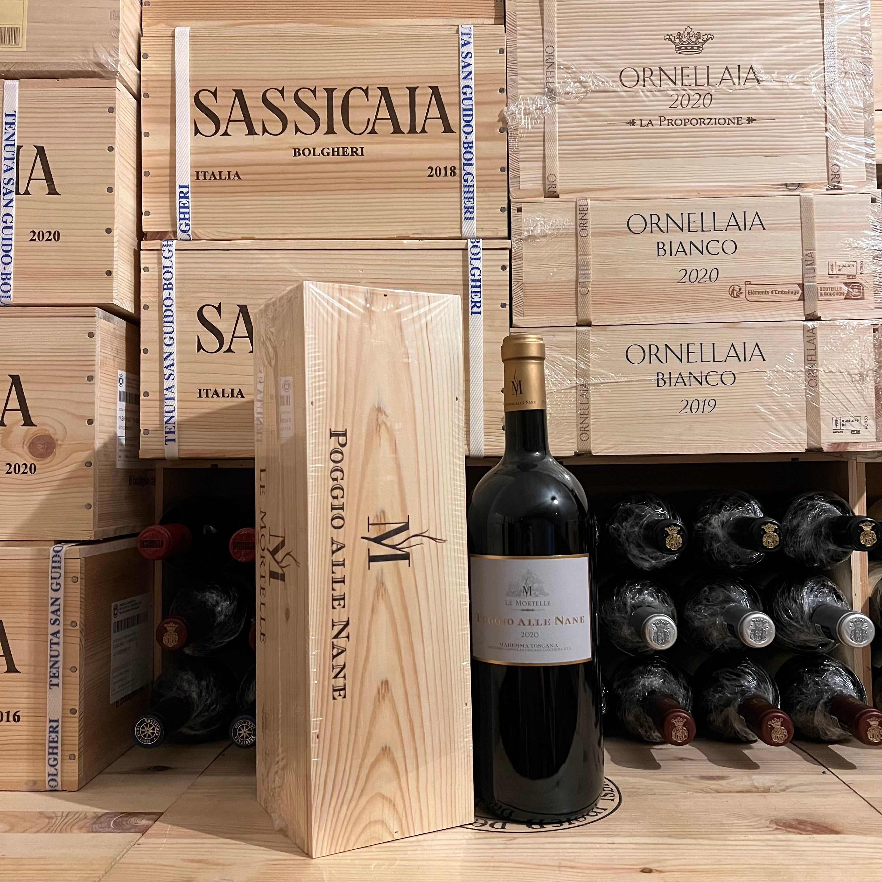 Poggio Alle Nane 2021 Le Mortelle Marchesi Antinori - Magnum in Cassa Legno