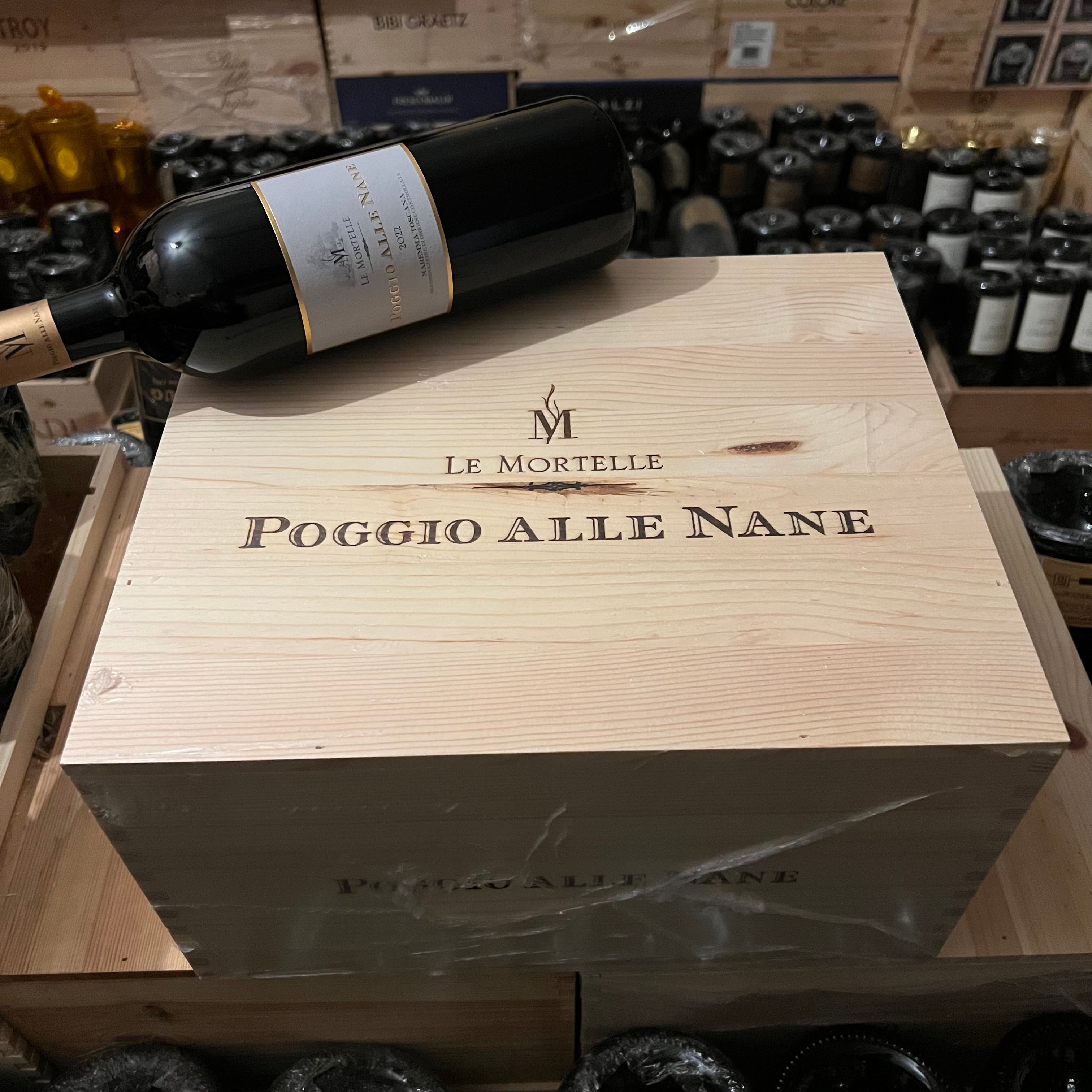 Poggio Alle Nane 2022 Le Mortelle Marchesi Antinori - Cassa Legno 6 Bottiglie