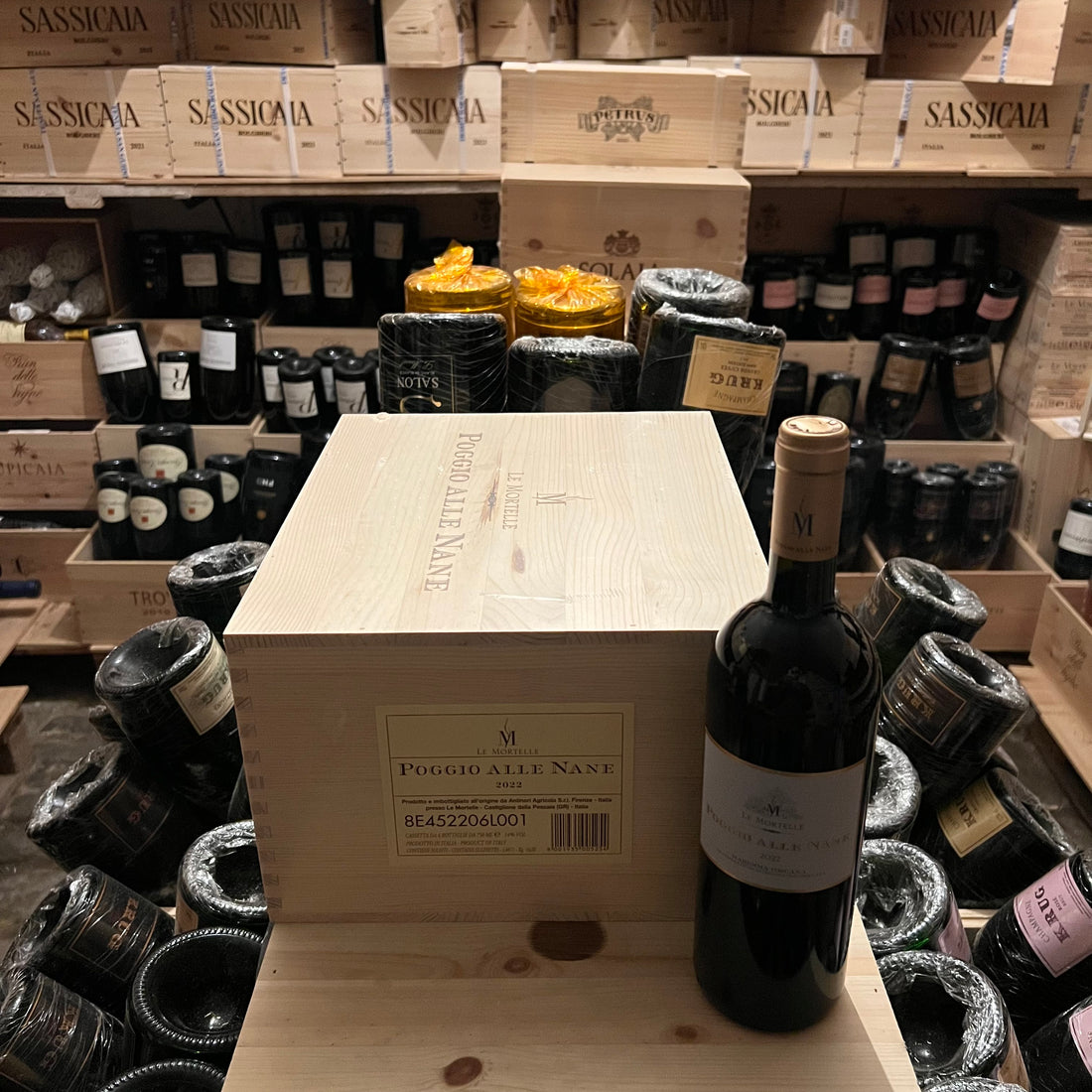 Poggio Alle Nane 2022 Le Mortelle Marchesi Antinori - Cassa Legno 6 Bottiglie