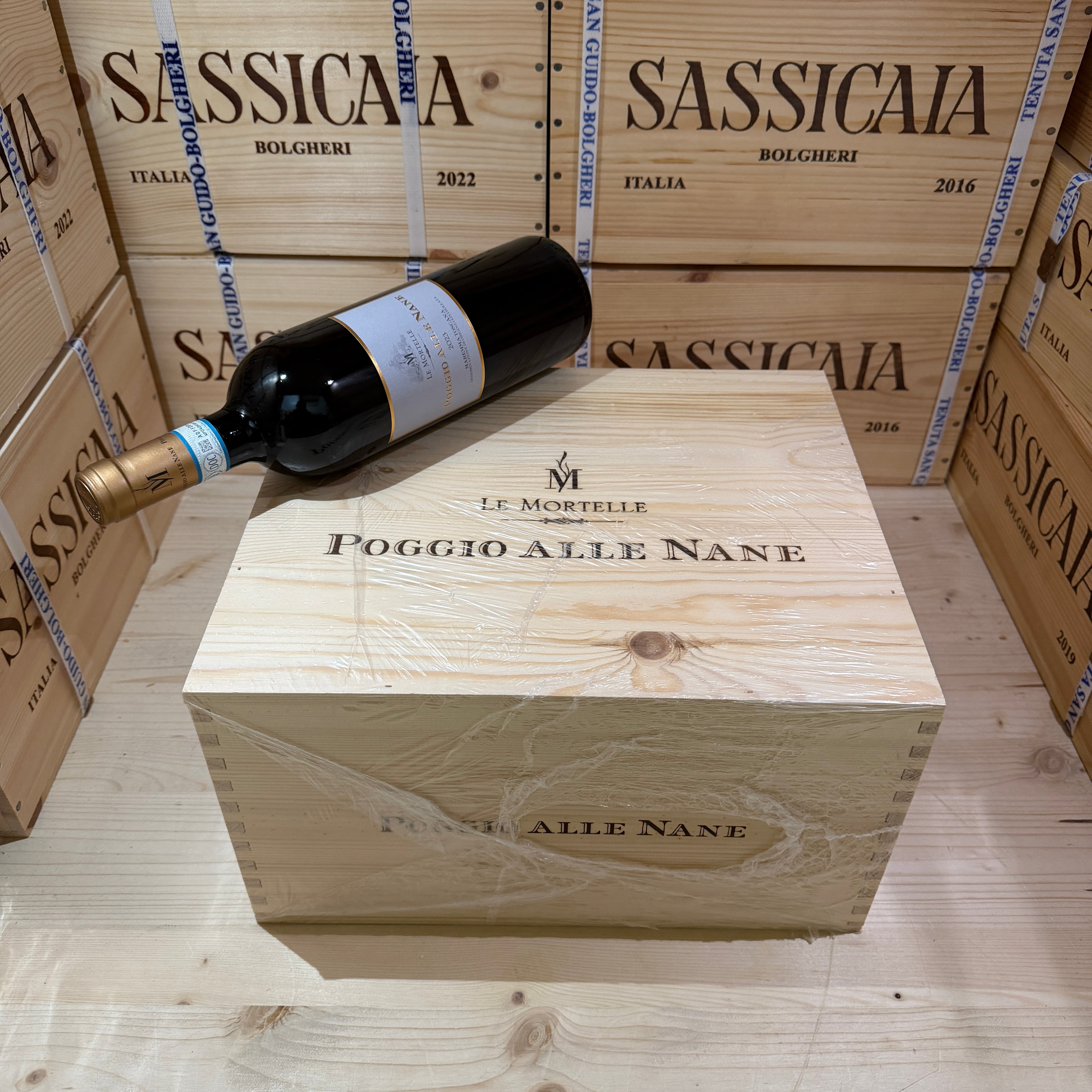 Poggio Alle Nane 2023 Le Mortelle Marchesi Antinori - Cassa Legno 6 Bottiglie