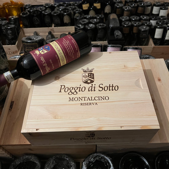 Poggio Di Sotto 2018 Brunello di Montalcino Riserva DOCG - Cassa Legno 3 Bottiglie