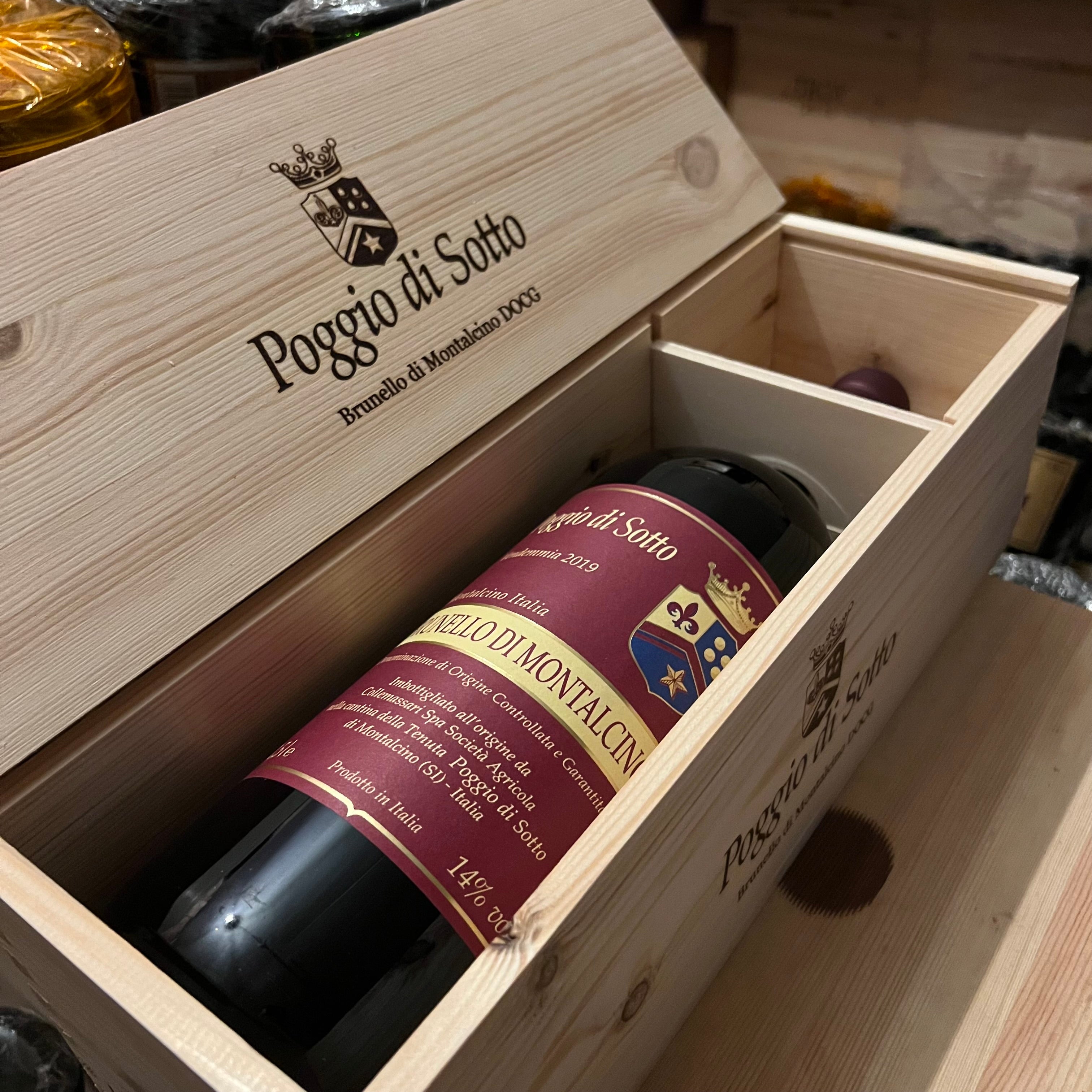 Poggio Di Sotto 2019 Magnum Brunello di Montalcino DOCG in Cassa Legno