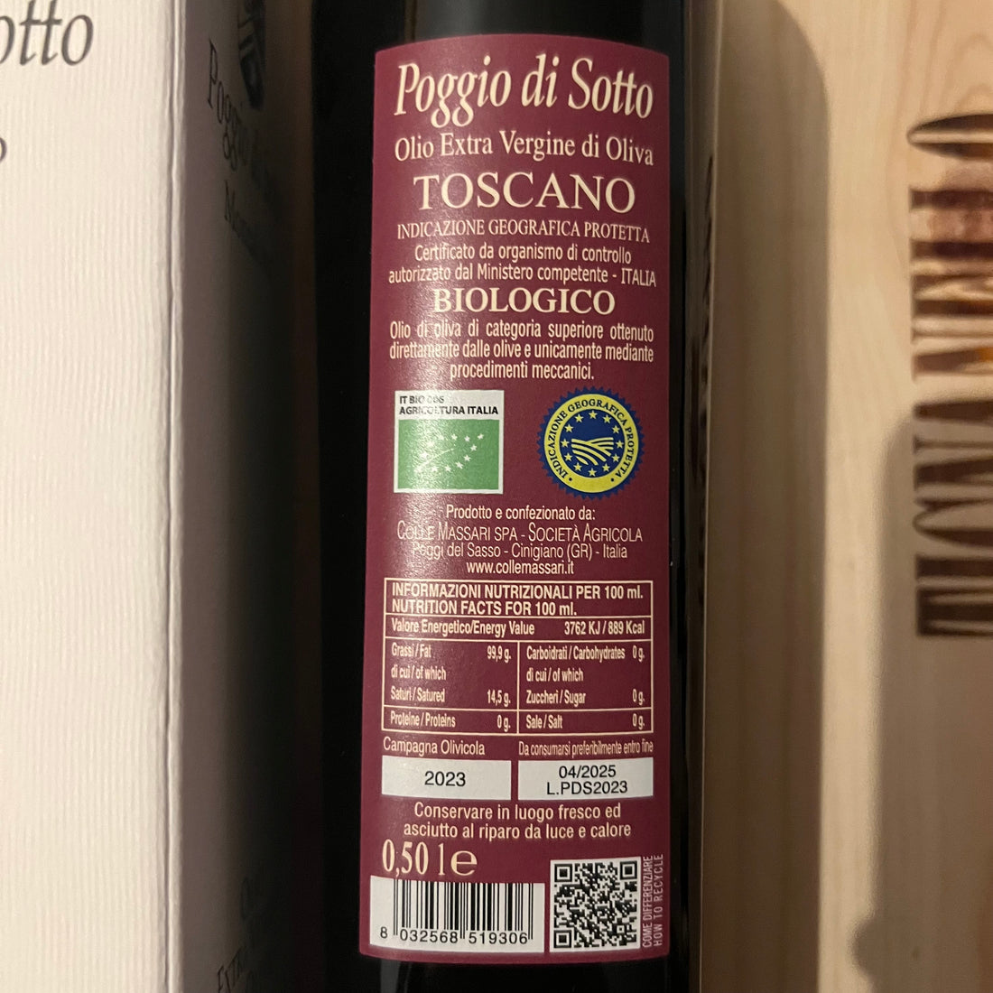 Poggio Di Sotto Olio Extravergine di Oliva 2023