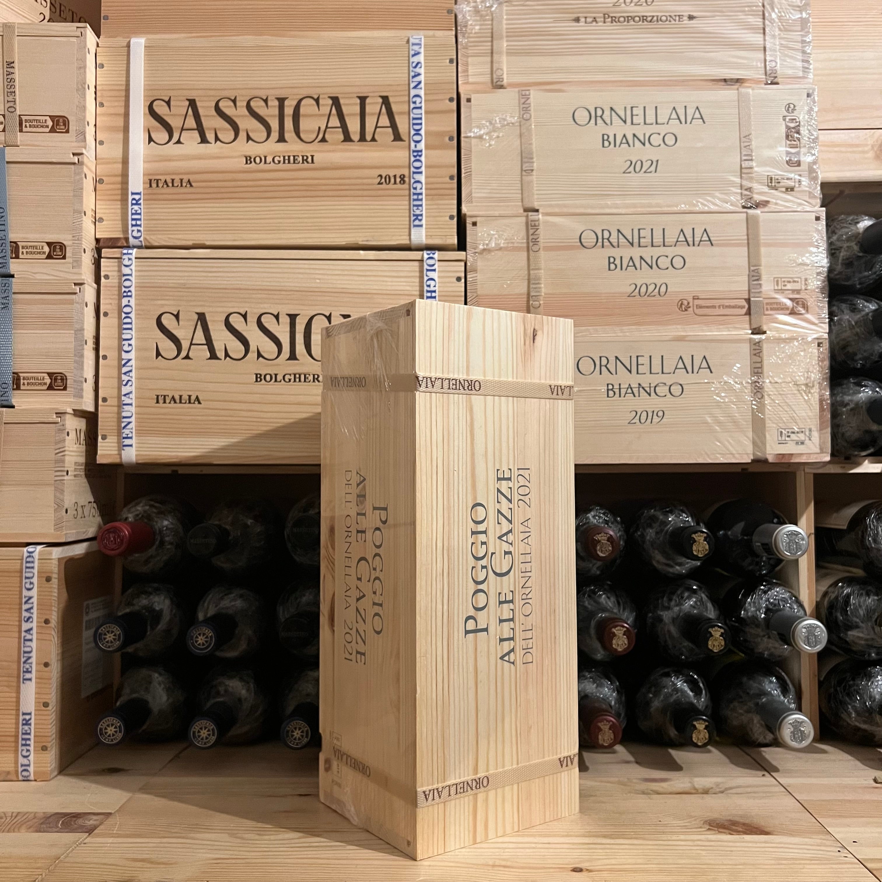 Poggio alle Gazze dell'Ornellaia 2021 Magnum in Cassa Legno