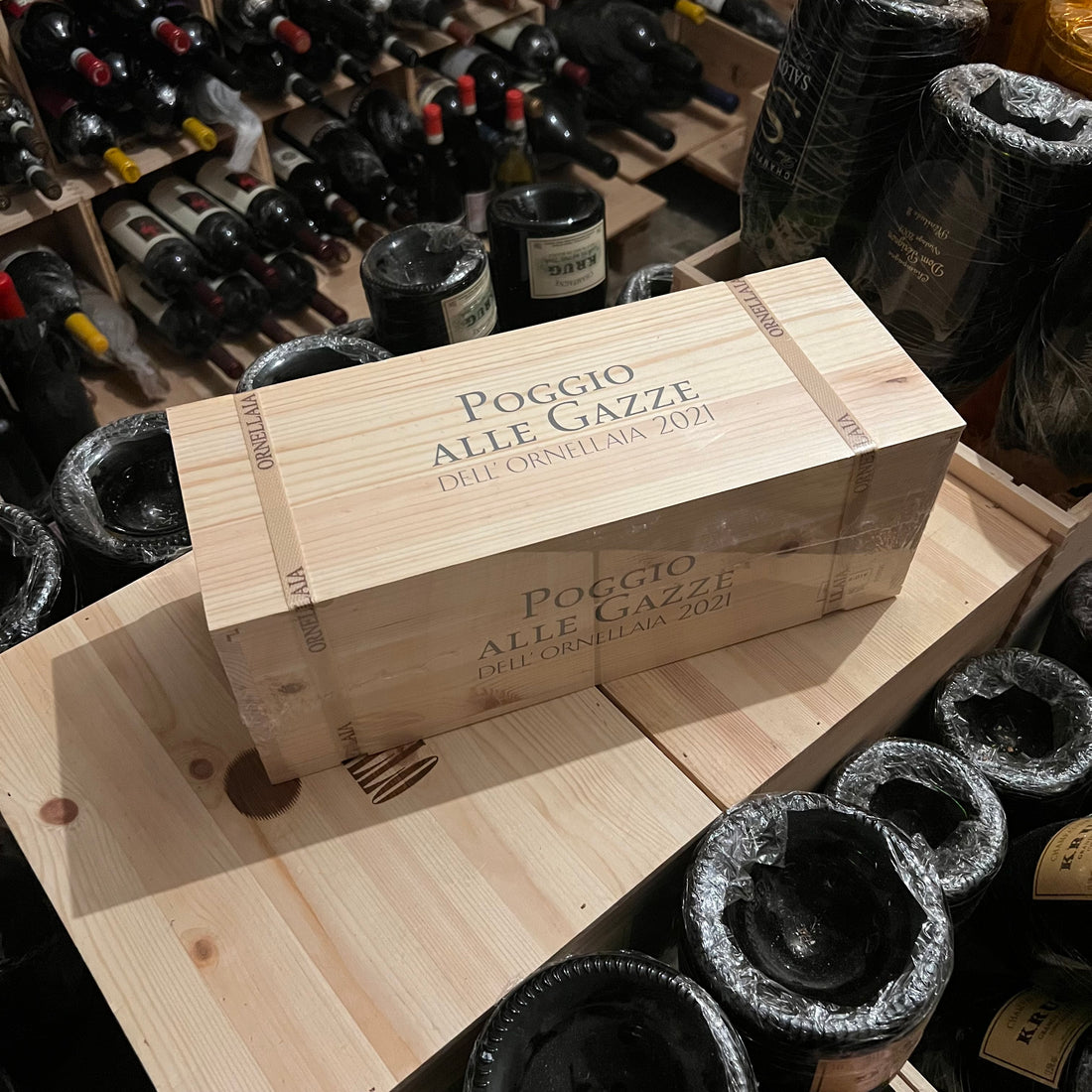 Poggio alle Gazze dell'Ornellaia 2021 Magnum in Cassa Legno