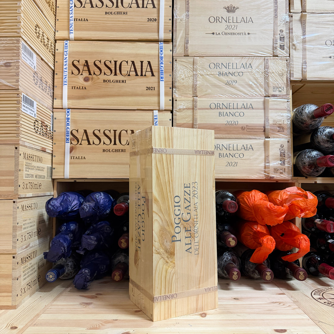 Poggio alle Gazze dell'Ornellaia 2023 Magnum in Cassa Legno