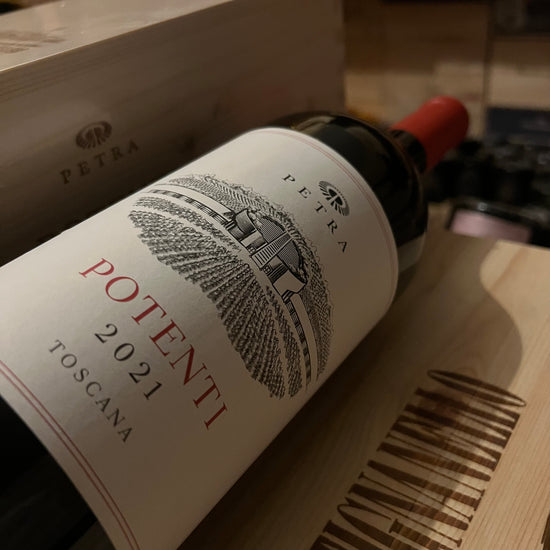 Potenti 2021 Magnum Cabernet Sauvignon Petra - in Cassa Legno
