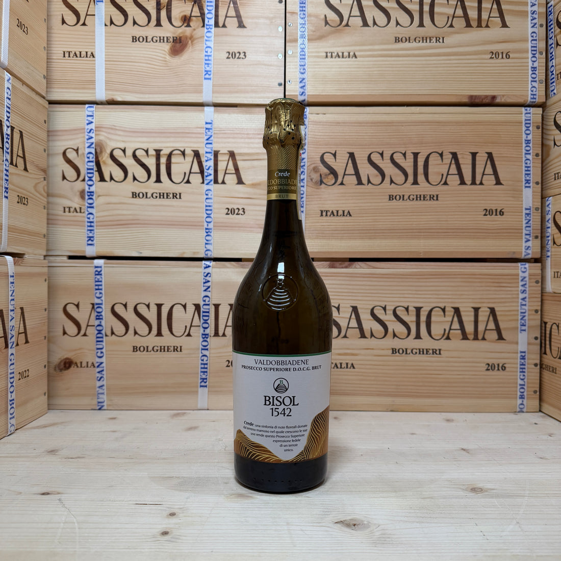 Prosecco Di Valdobbiadene Superiore Brut Crede 2025 Bisol 1542