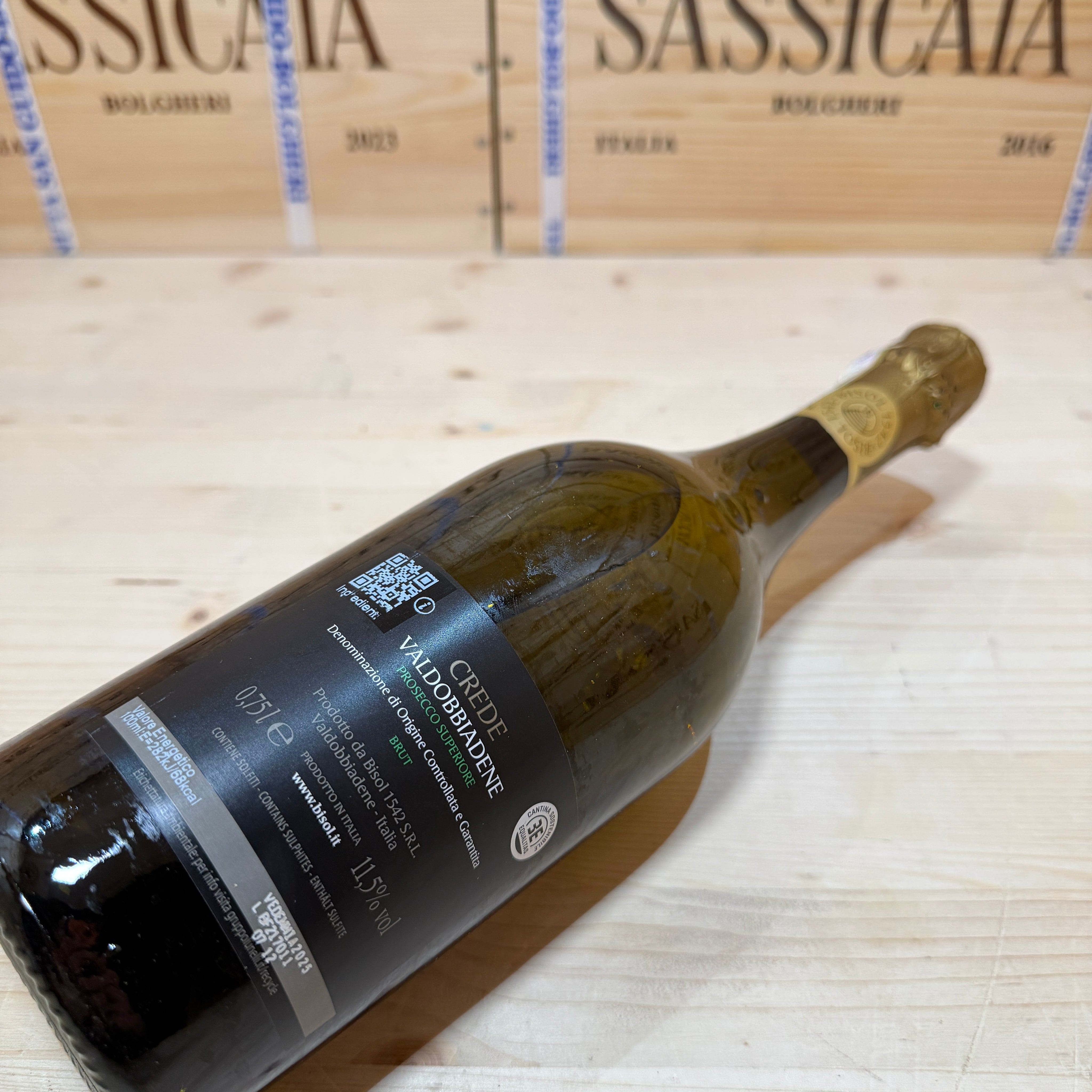 Prosecco Di Valdobbiadene Superiore Brut Crede 2025 Bisol 1542