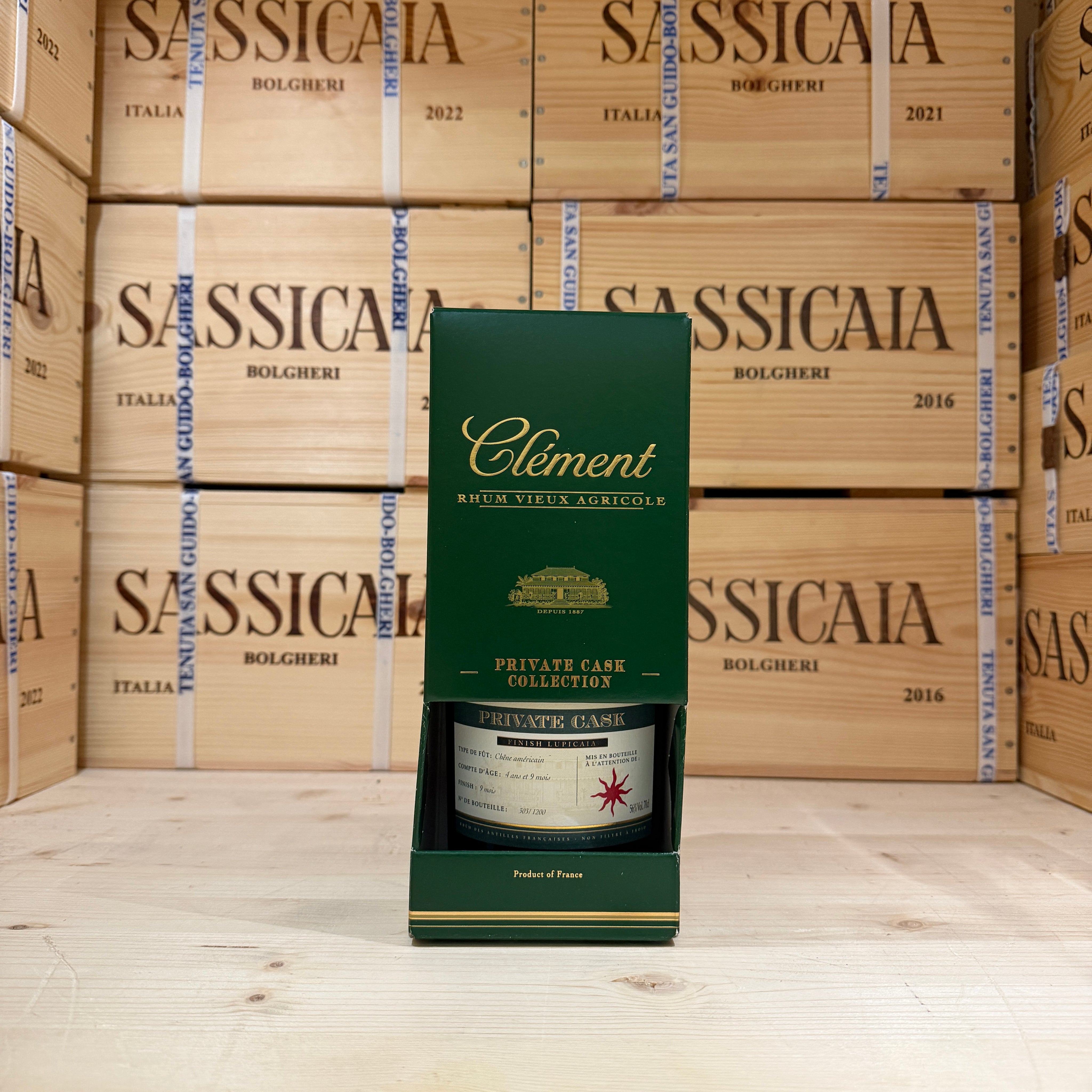 Rhum Clement Vieux Agricole Lupicaia Finish 70cl - 56% Vol