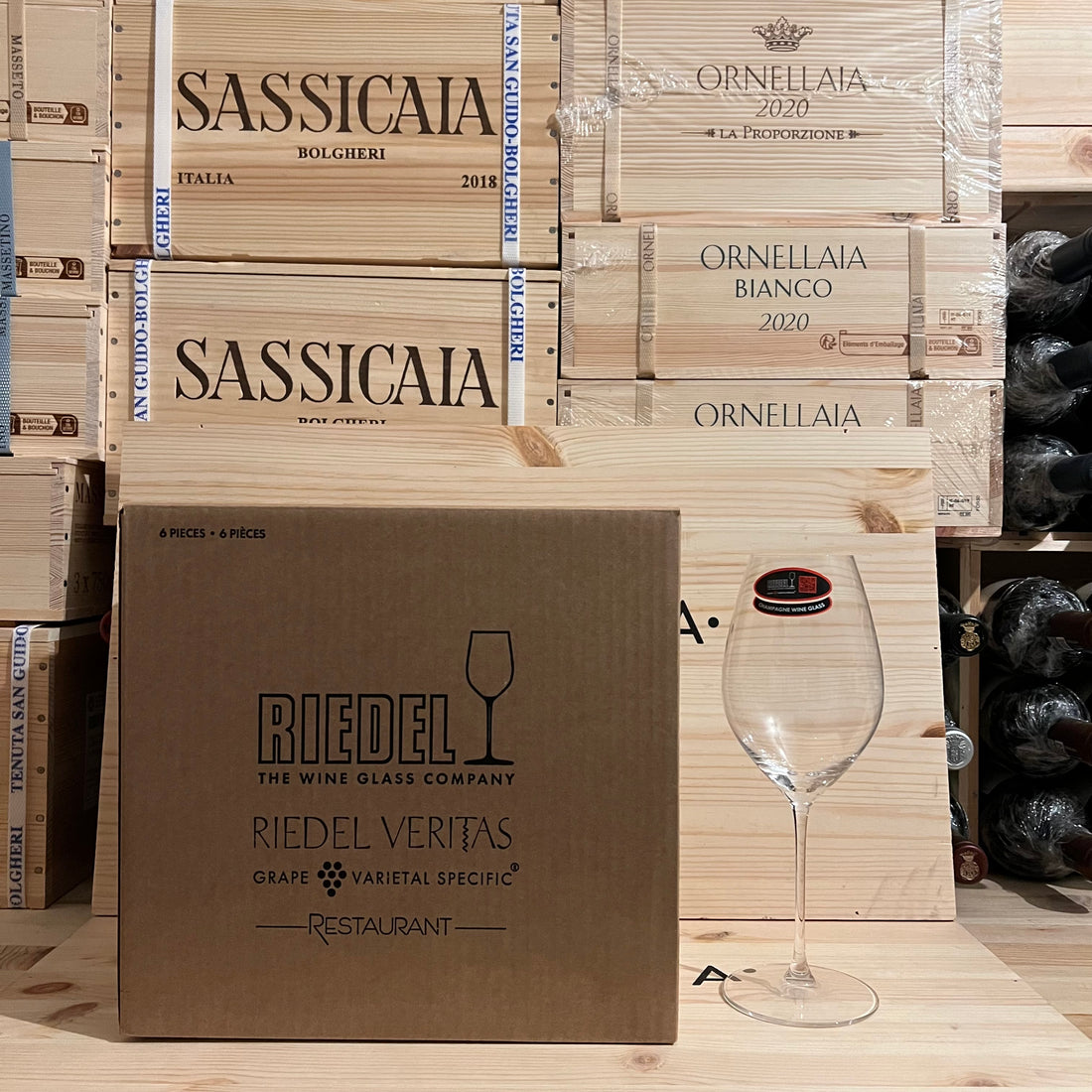 Riedel Veritas Champagne - 6 Bicchieri