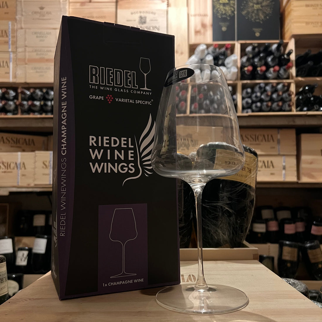 Riedel Winewings Champagne Astucciato