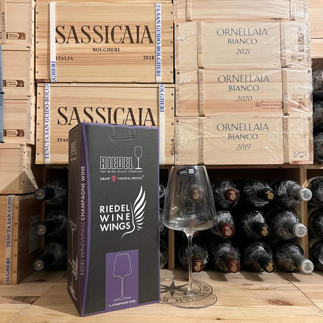 Riedel Winewings Champagne Astucciato