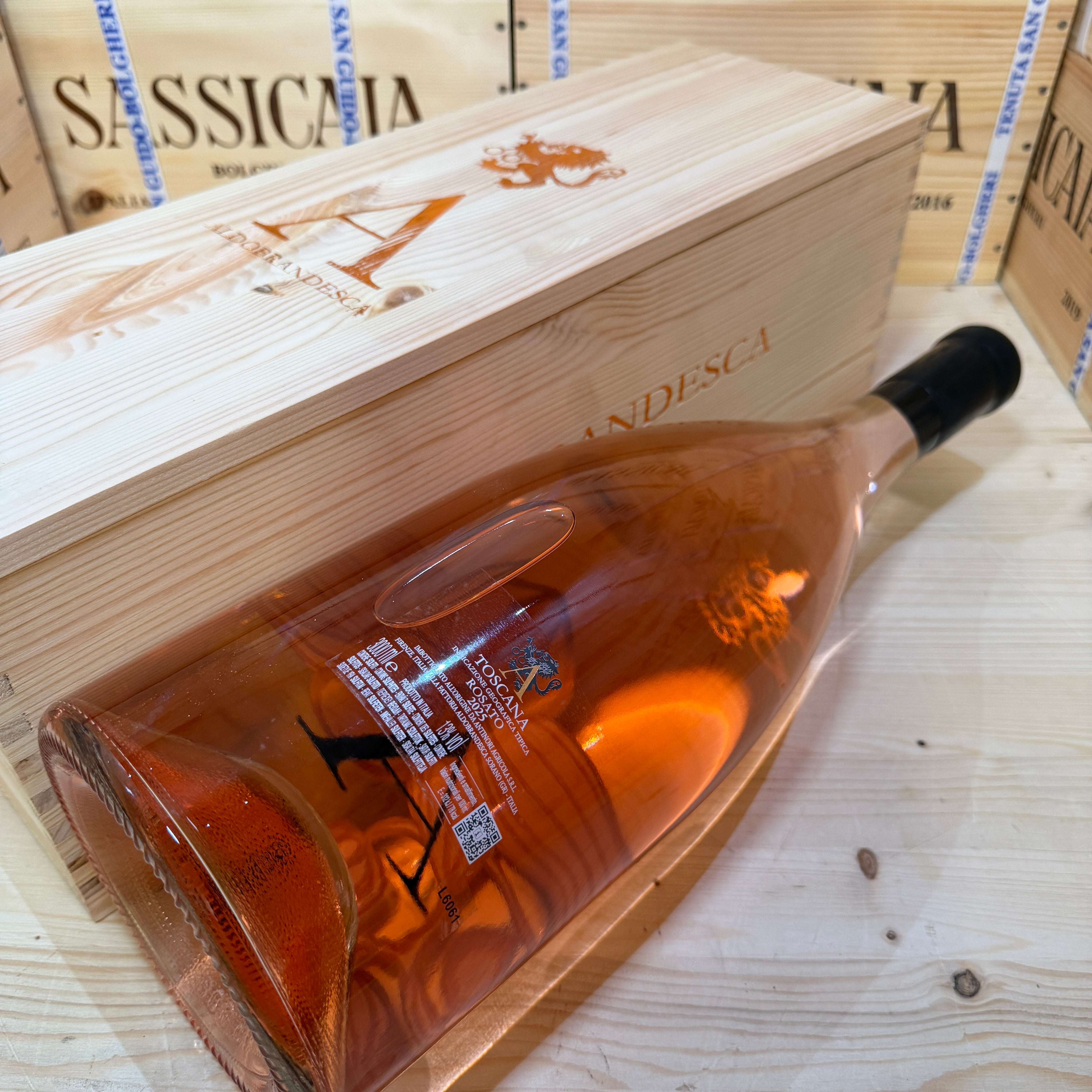 Rosato "A" Aldobrandesca 2025 Jeroboam Fattoria Aldobrandesca Marchesi Antinori - in Cassa Legno