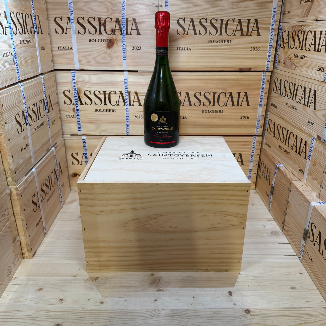 Saintgybryen Cuvee Prestige 2015 - Cassa Legno 6 Bottiglie