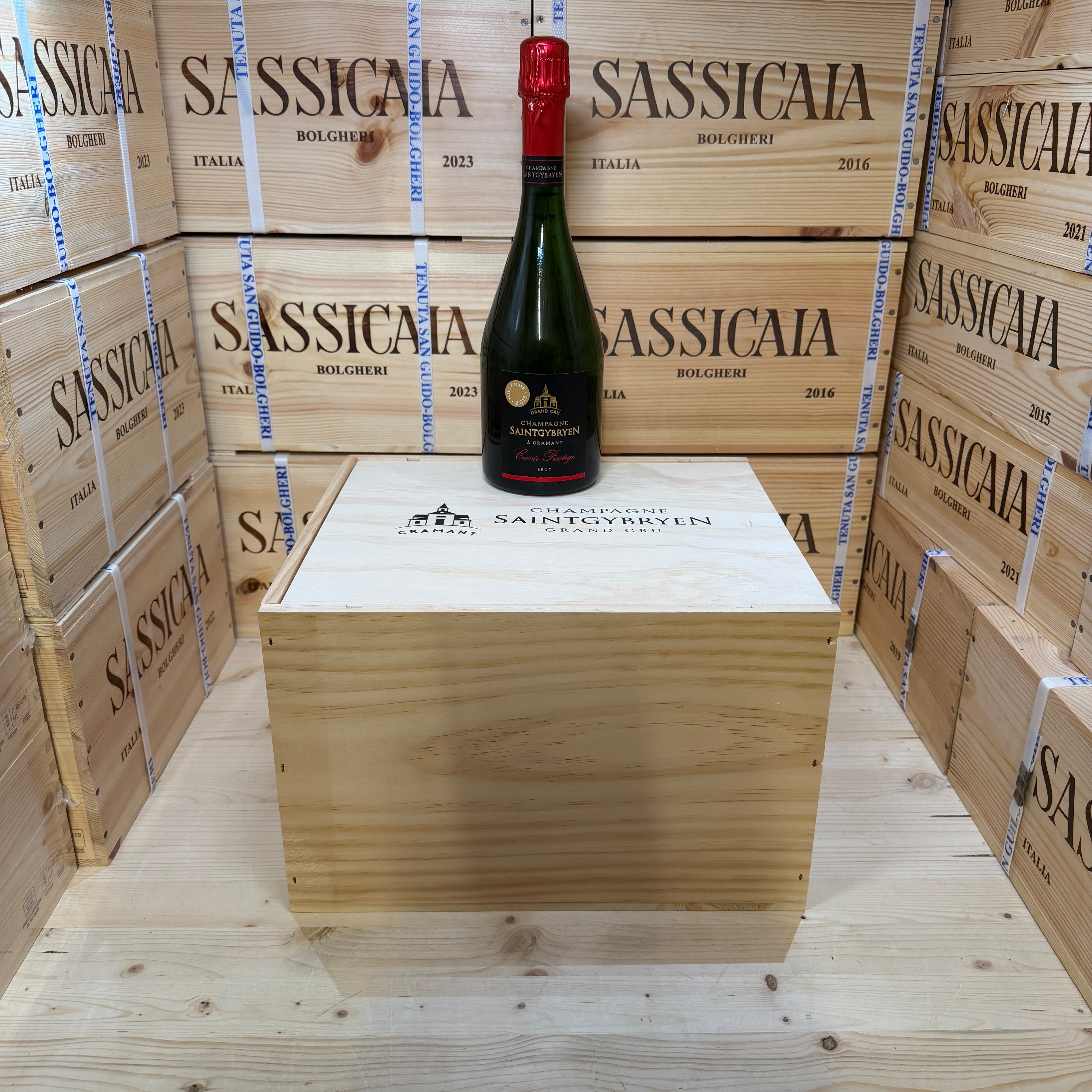 Saintgybryen Cuvee Prestige 2015 - Cassa Legno 6 Bottiglie