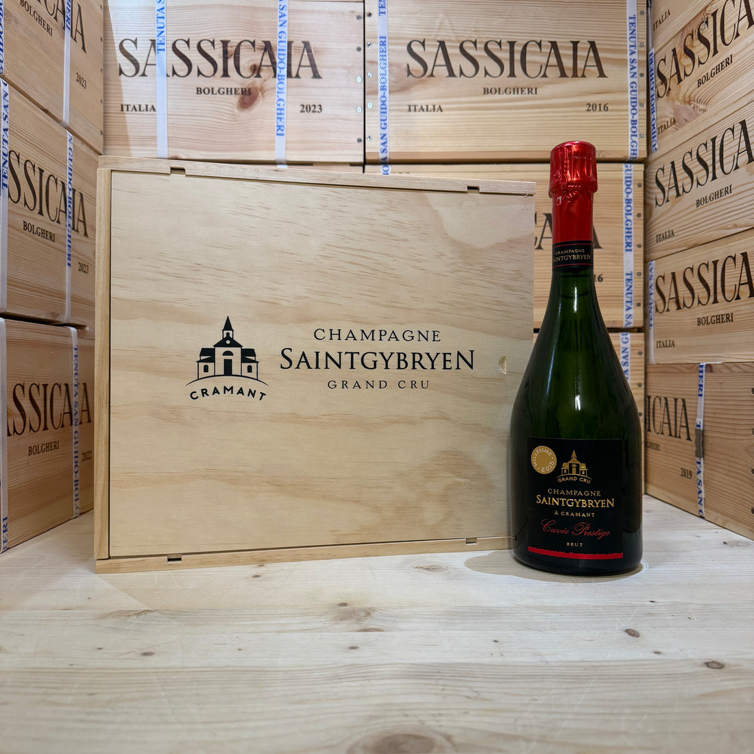 Saintgybryen Cuvee Prestige 2015 - Cassa Legno 6 Bottiglie