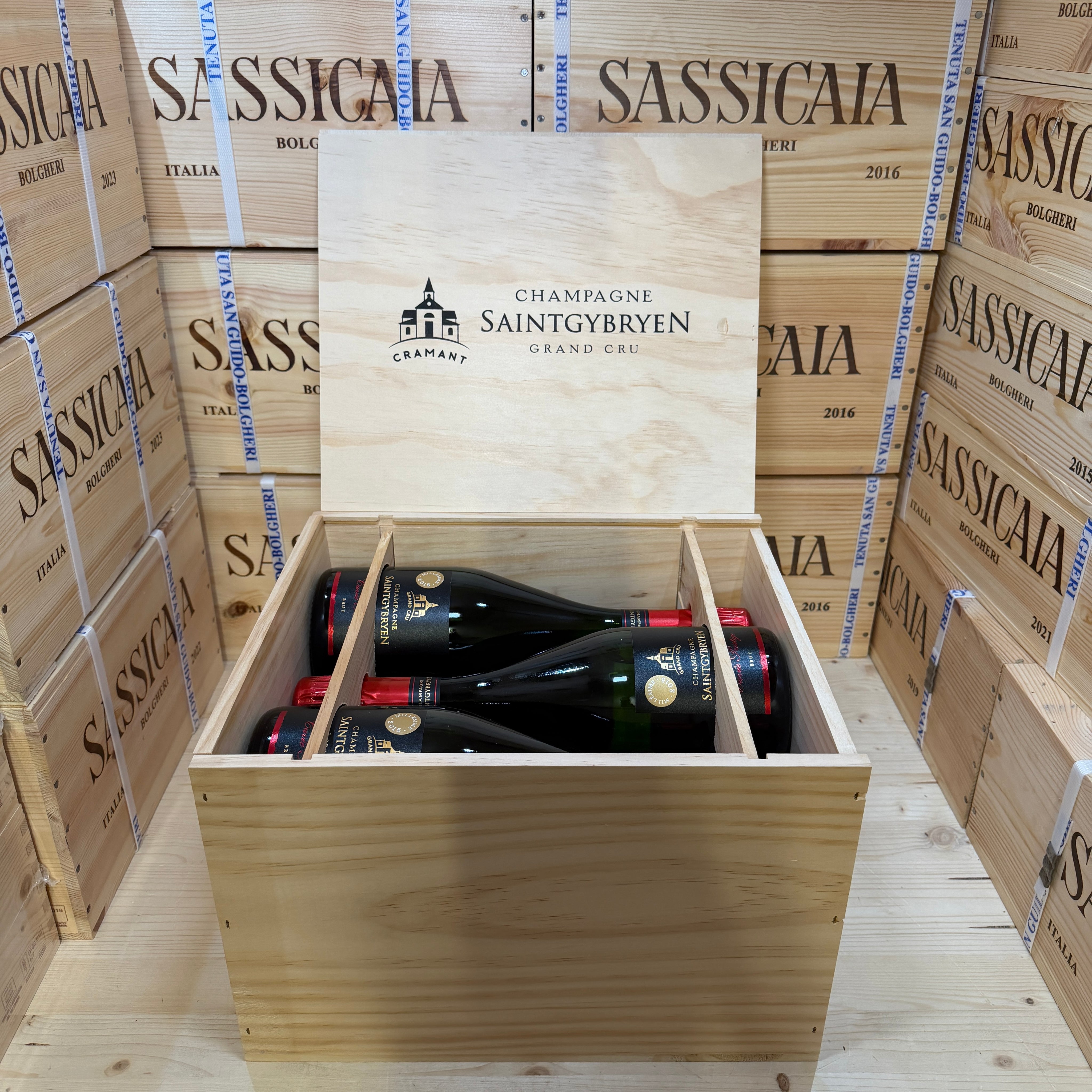 Saintgybryen Cuvee Prestige 2015 - Cassa Legno 6 Bottiglie