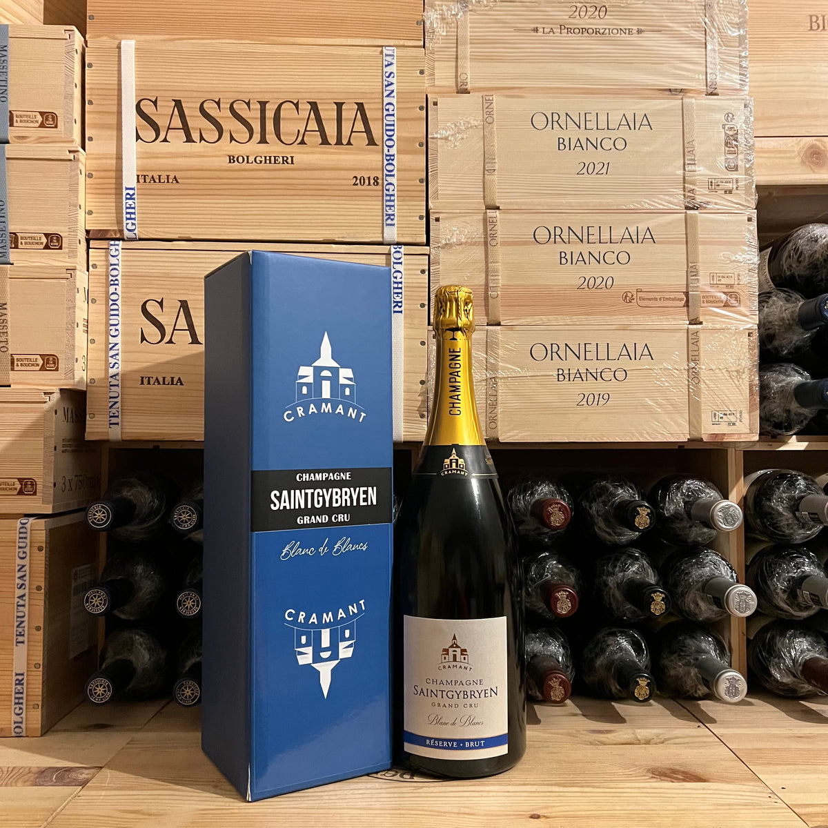 Saintgybryen Réserve Brut Blanc de Blancs Grand Cru Magnum Astucciato