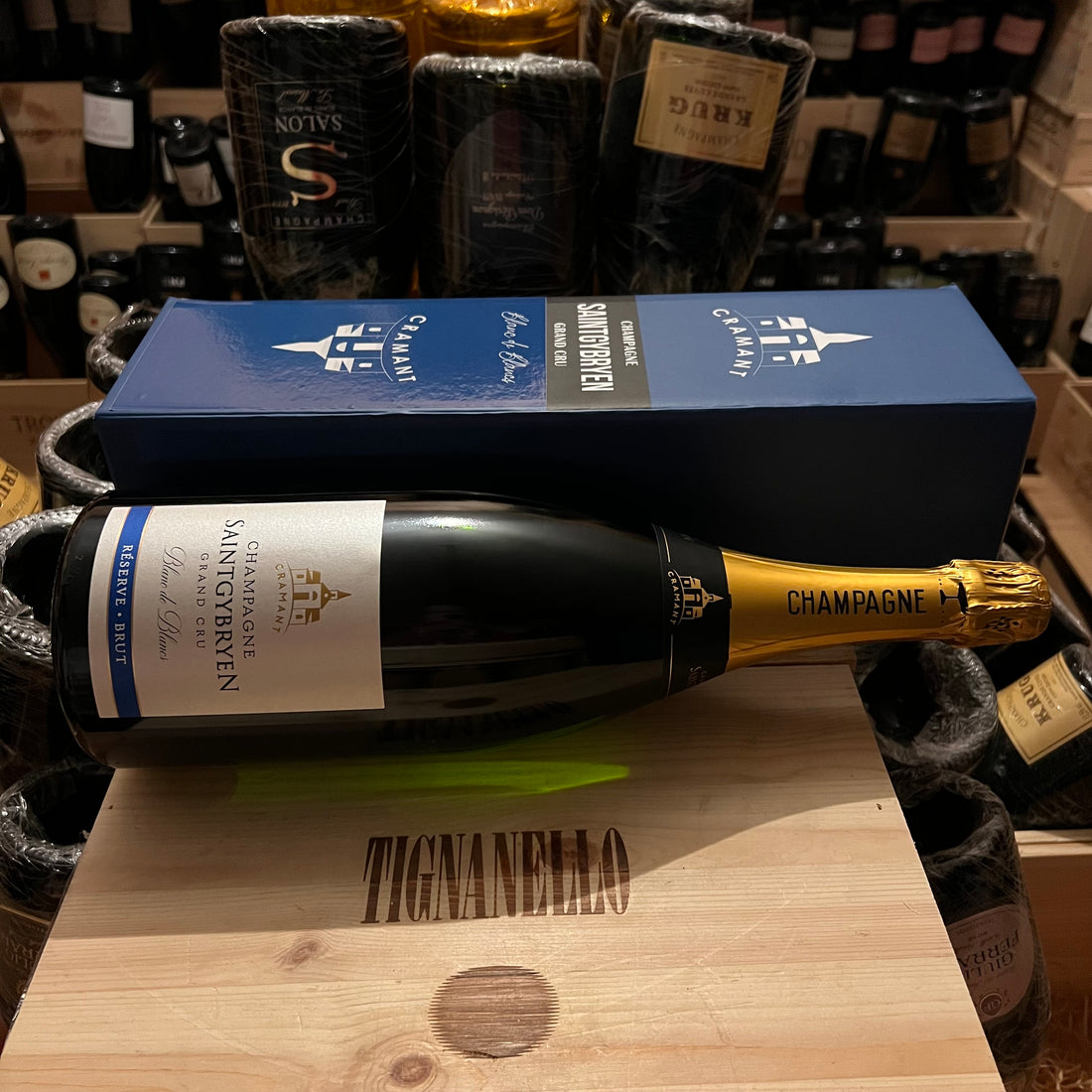 Saintgybryen Réserve Brut Blanc de Blancs Grand Cru Magnum Astucciato