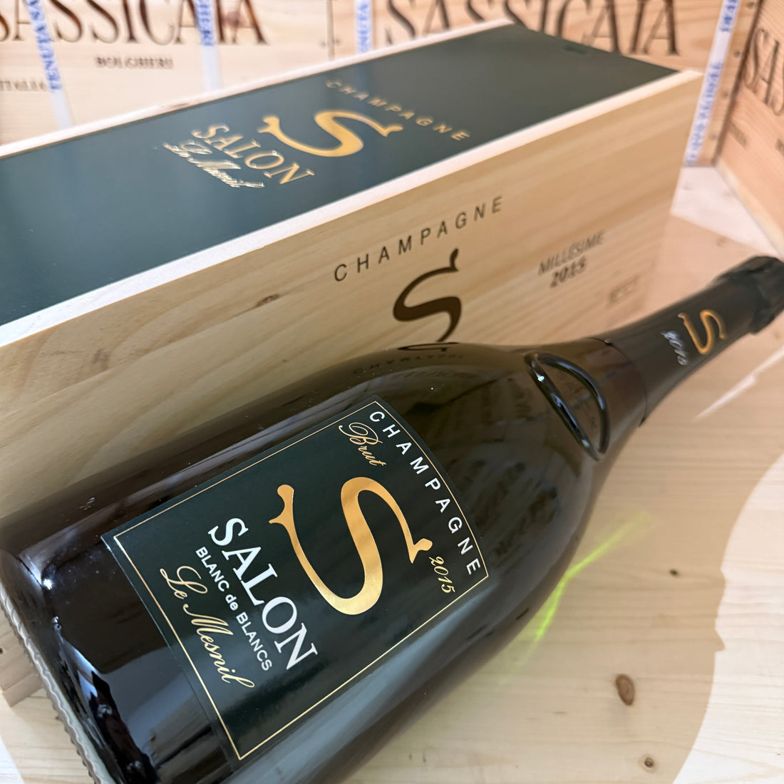 Salon 2015 Magnum "Cuvée S Le Mesnil" Brut Blanc de Blancs - in Cassa Legno