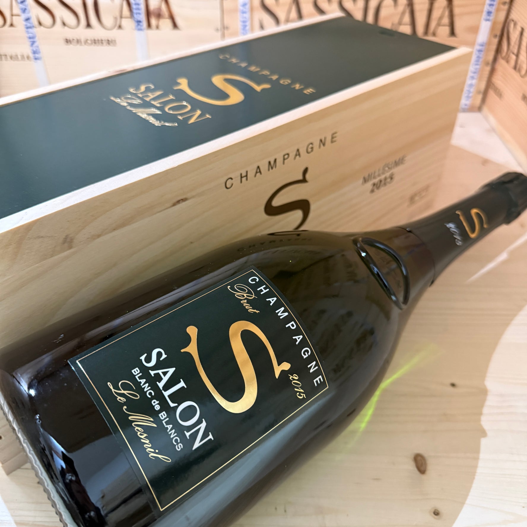 Salon 2015 Magnum "Cuvée S Le Mesnil" Brut Blanc de Blancs - in Cassa Legno