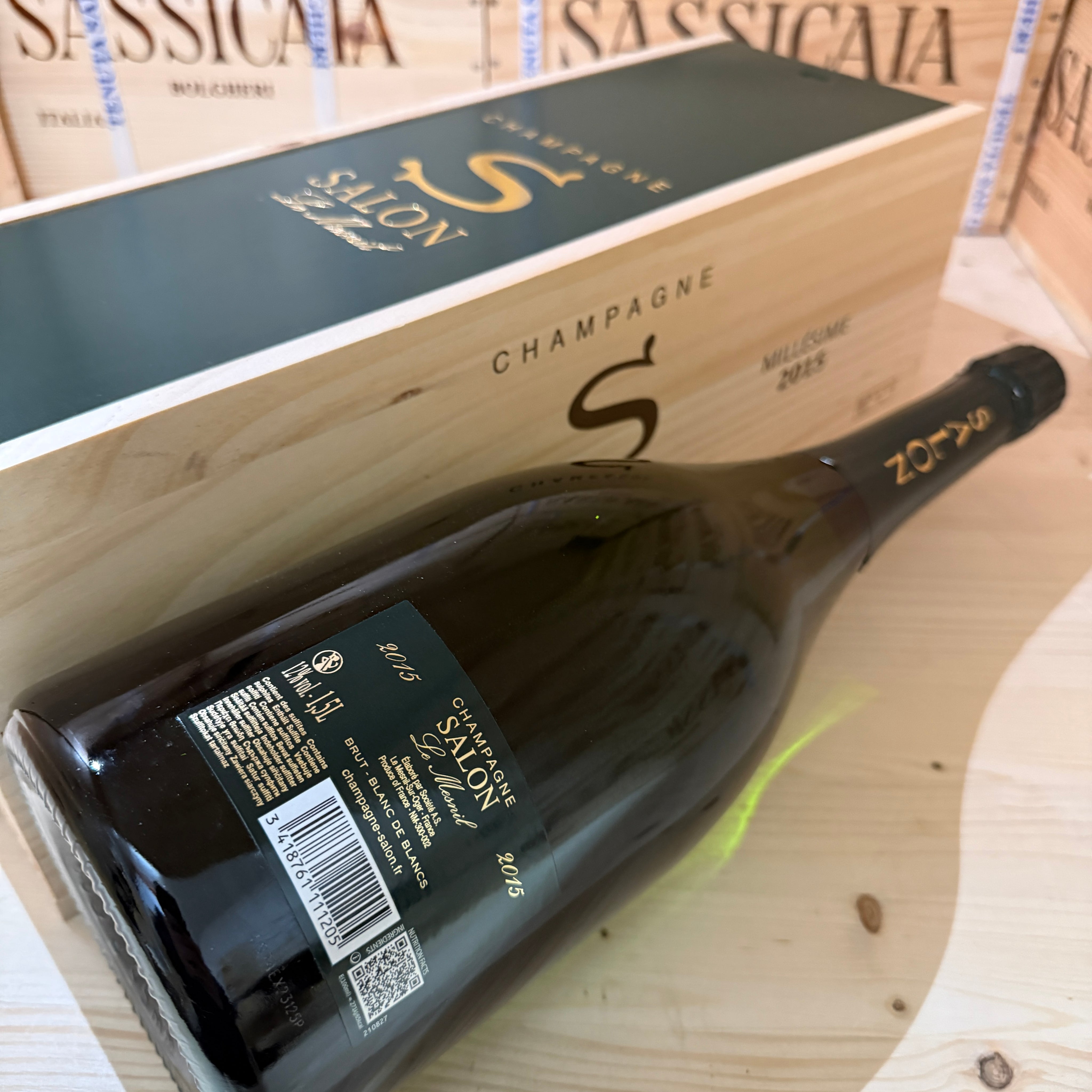 Salon 2015 Magnum "Cuvée S Le Mesnil" Brut Blanc de Blancs - in Cassa Legno
