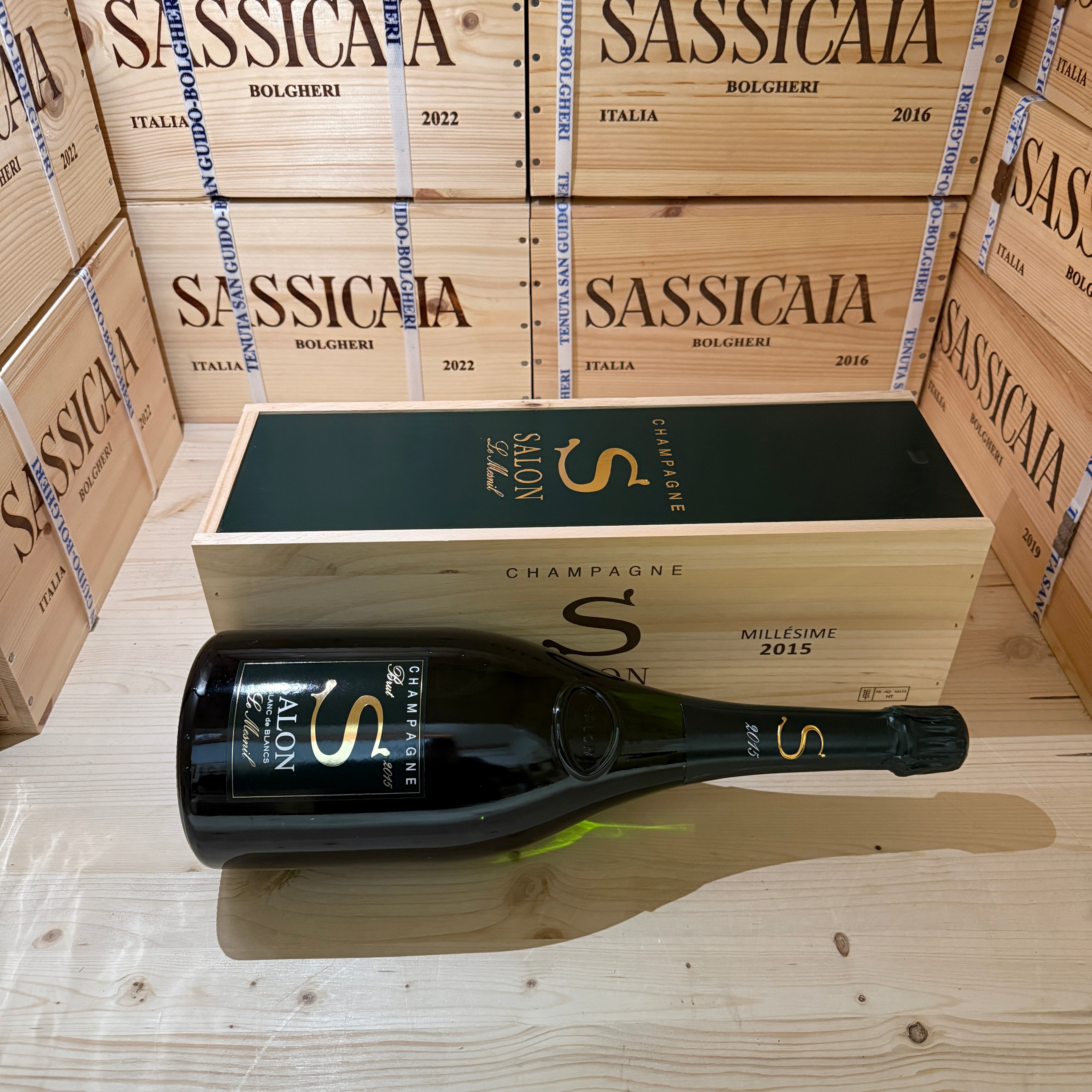 Salon 2015 Magnum "Cuvée S Le Mesnil" Brut Blanc de Blancs - in Cassa Legno