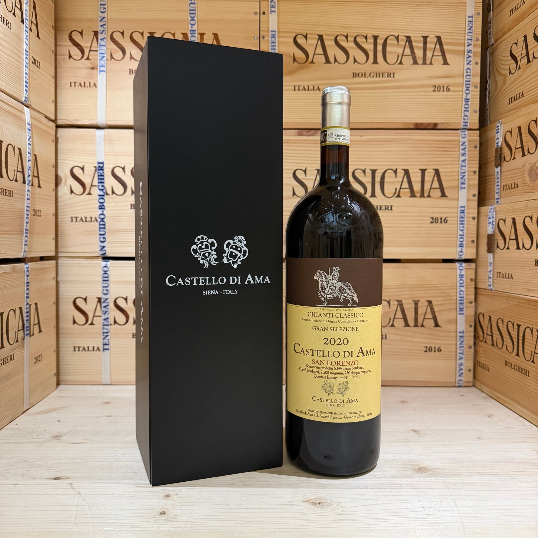 San Lorenzo 2020 Magnum Castello di Ama Chianti Classico Gran Selezione - in Cassa Legno