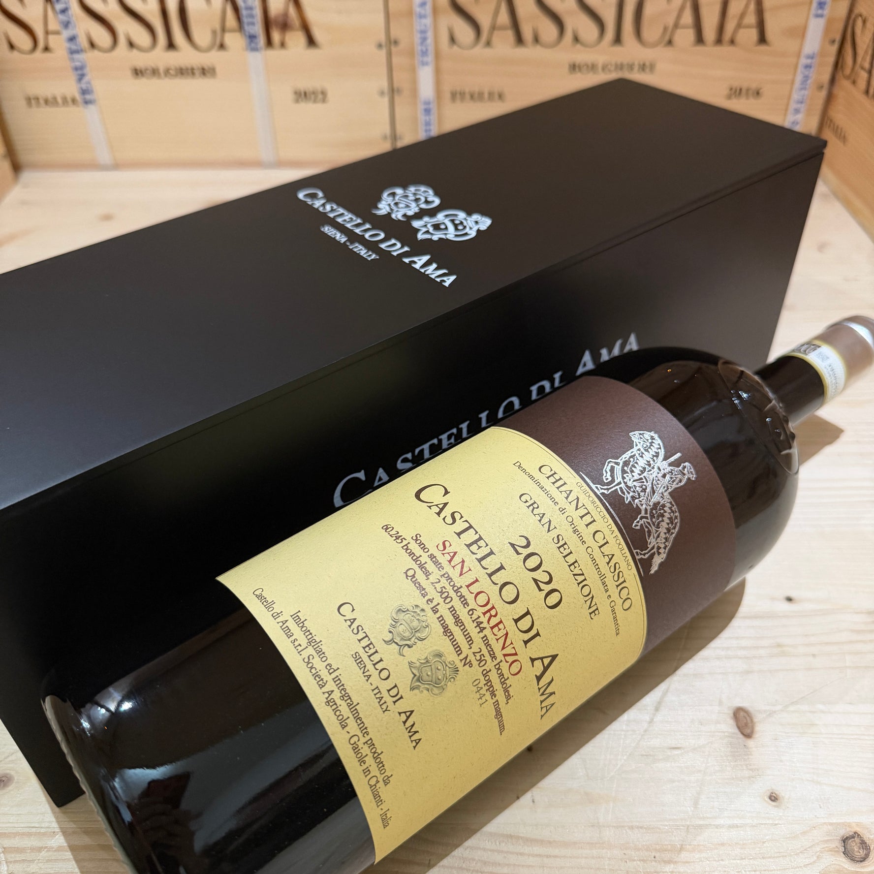 San Lorenzo 2020 Magnum Castello di Ama Chianti Classico Gran Selezione - in Cassa Legno
