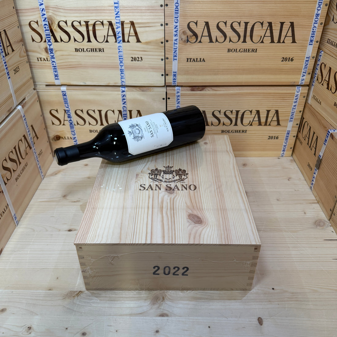 San Sano 2022 Chianti Classico Gran Selezione DOCG Marchesi Antinori - Cassa Legno 3 Bottiglie