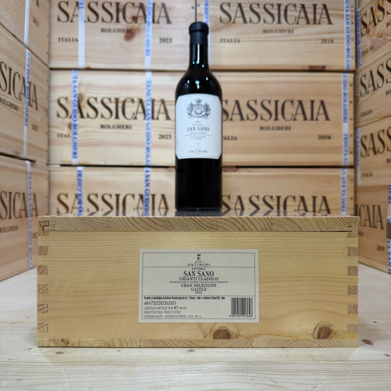 San Sano 2022 Chianti Classico Gran Selezione DOCG Marchesi Antinori - Cassa Legno 3 Bottiglie
