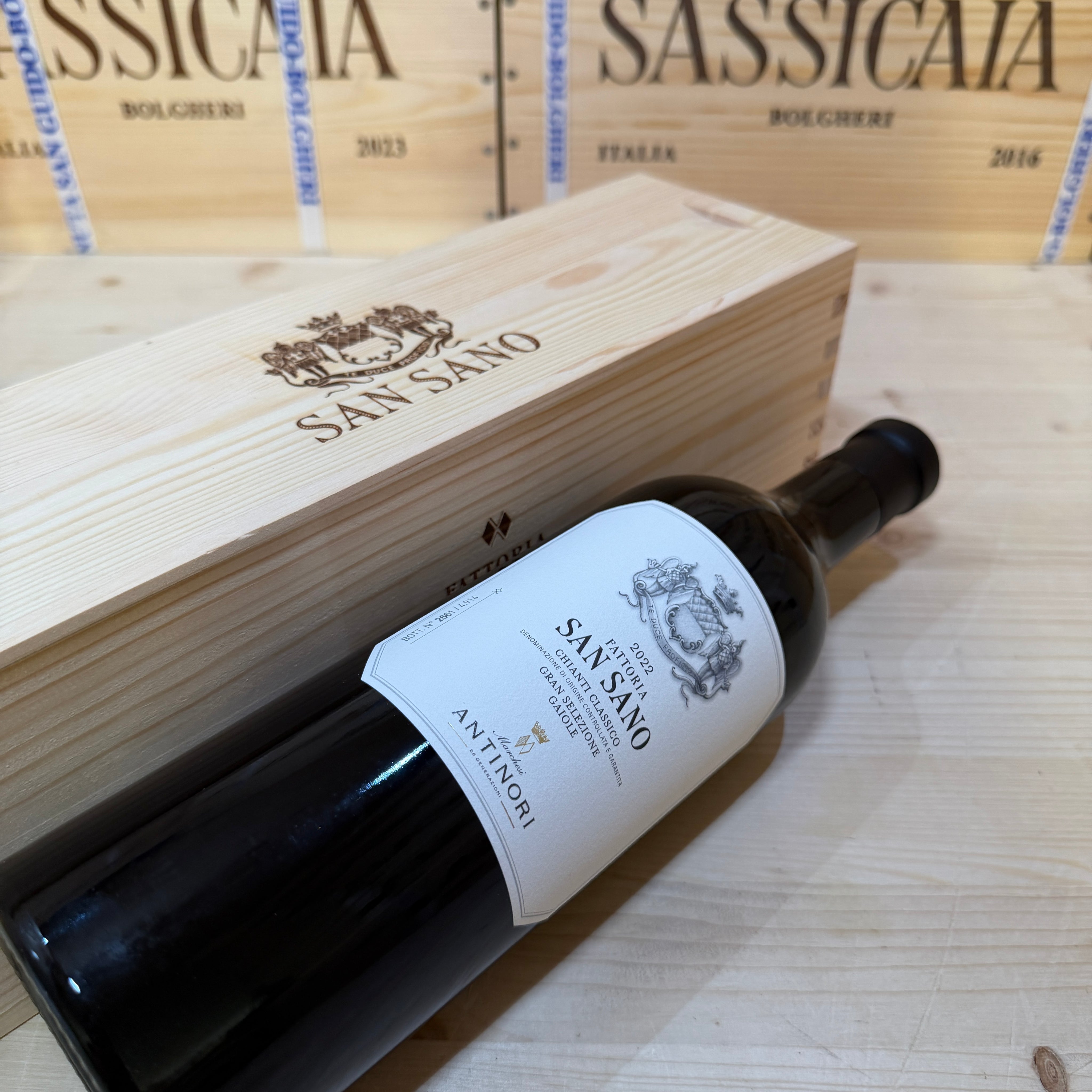 San Sano 2022 Chianti Classico Gran Selezione DOCG Marchesi Antinori - in Cassa Legno