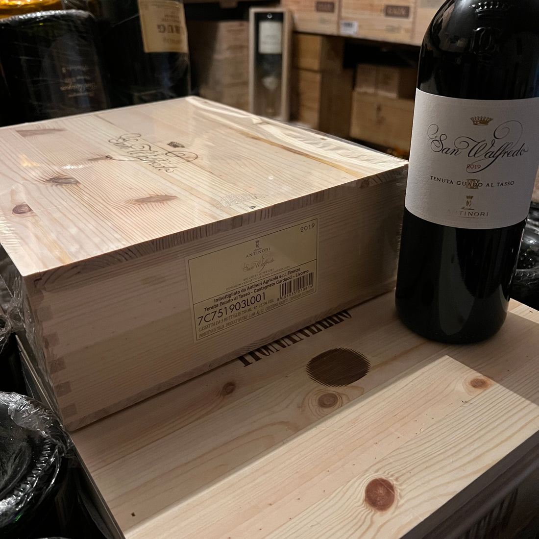 San Walfredo 2019 Tenuta Guado al Tasso Marchesi Antinori - Cassa Legno 3 Bottiglie