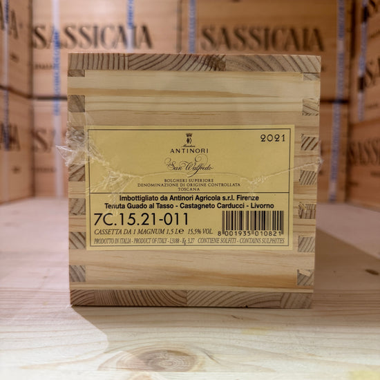 San Walfredo 2021 Magnum Tenuta Guado al Tasso Marchesi Antinori - in Cassa Legno