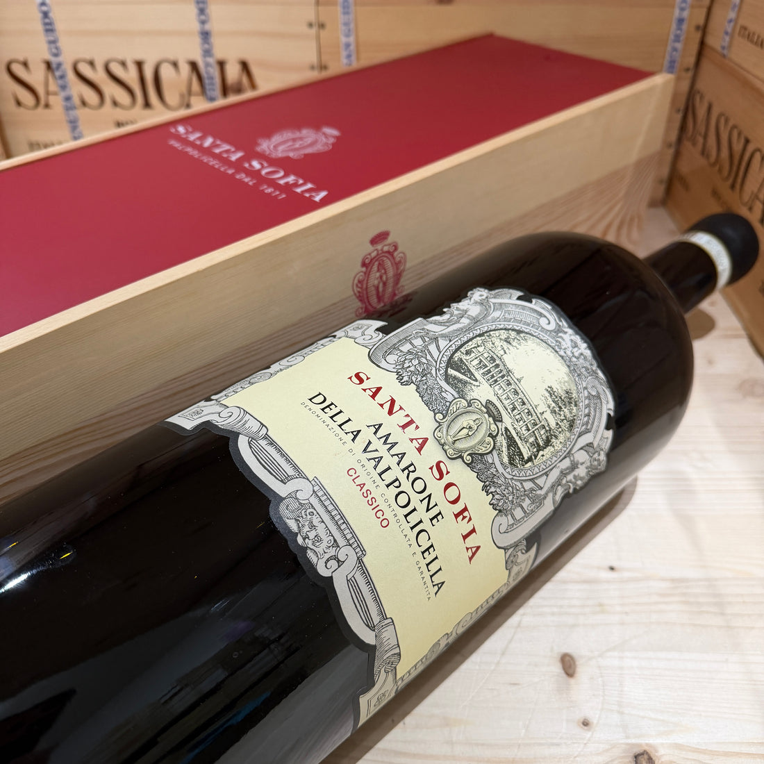 Santa Sofia Amarone della Valpolicella Classico DOCG 2019 McKenzie 5 Litri - in Cassa Legno