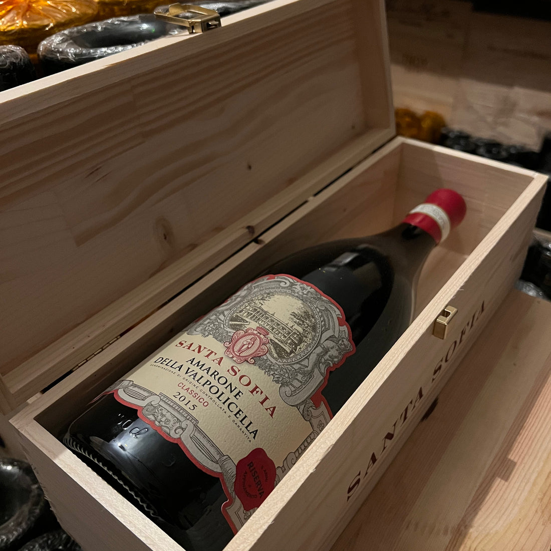 Santa Sofia Amarone della Valpolicella DOCG Classico Riserva 2015 Magnum in Cassa Legno