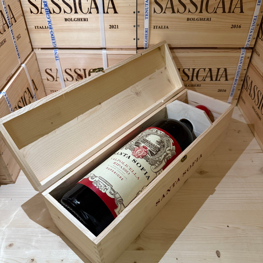 Santa Sofia Valpolicella Ripasso DOC Superiore 2022 Jeroboam - in Cassa Legno