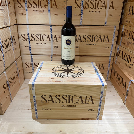 Sassicaia 2016 Tenuta San Guido Cassa Legno 6 Bottiglie