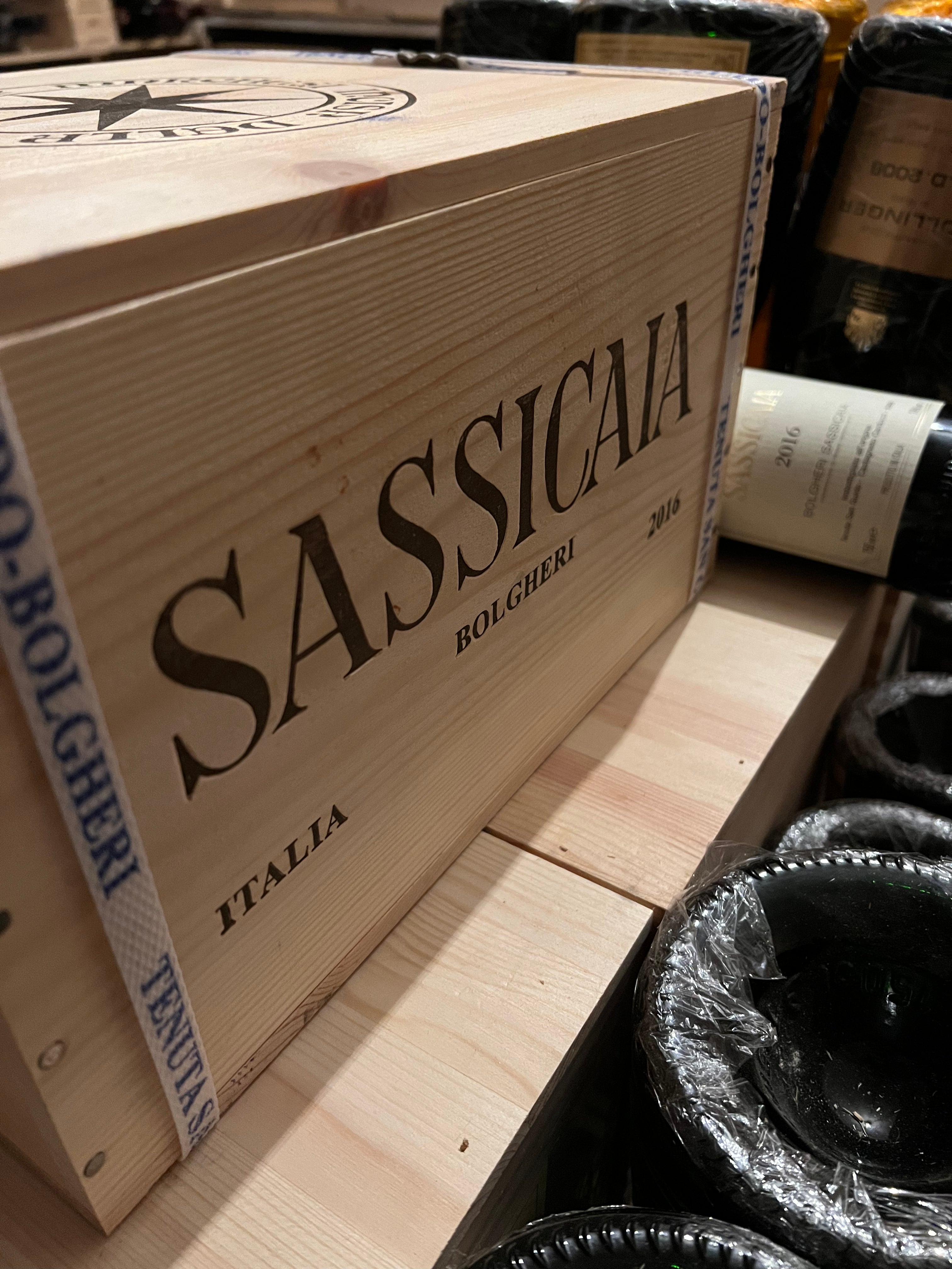 Sassicaia 2016 Tenuta San Guido Cassa Legno 6 Bottiglie
