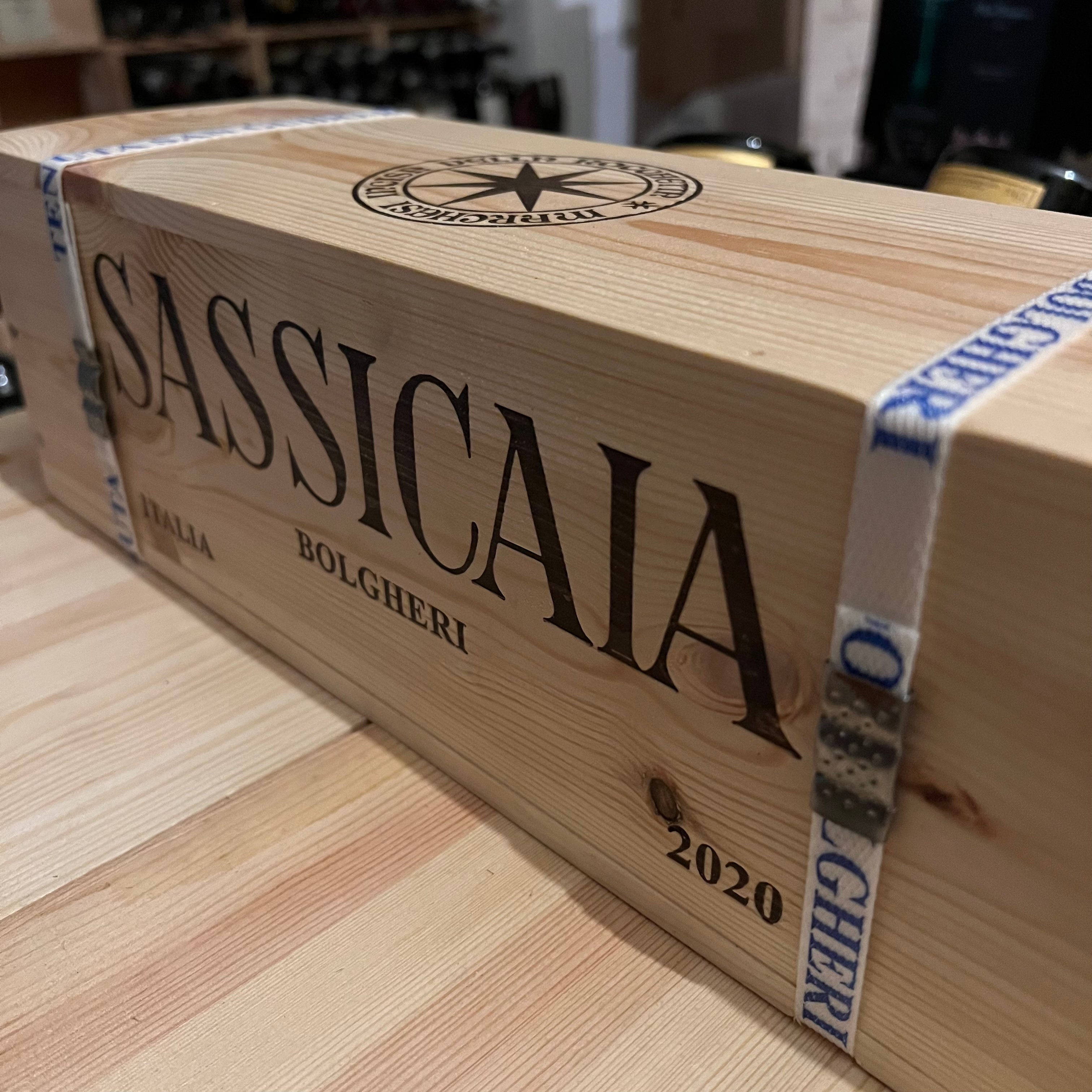 Sassicaia 2020 Magnum in Cassa Legno Tenuta San Guido