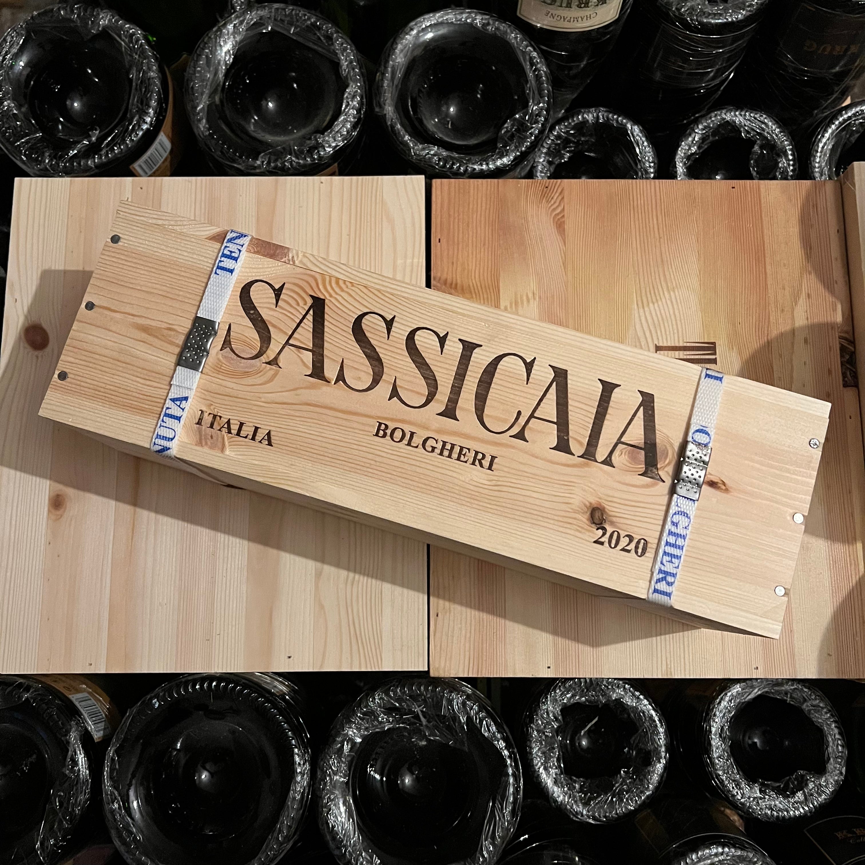 Sassicaia 2020 Magnum in Cassa Legno Tenuta San Guido