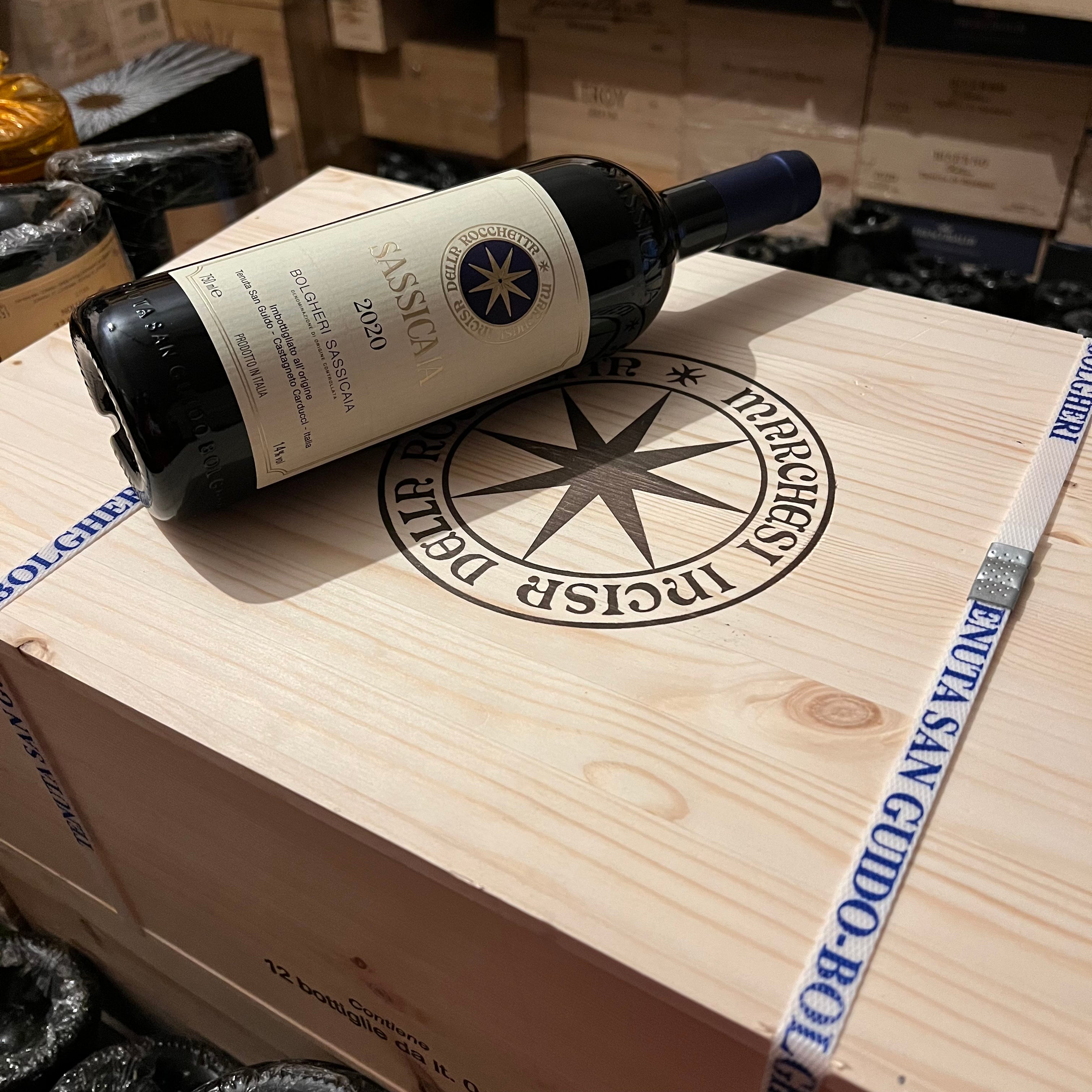 Sassicaia 2020 Tenuta San Guido - Cassa Legno 12 Bottiglie