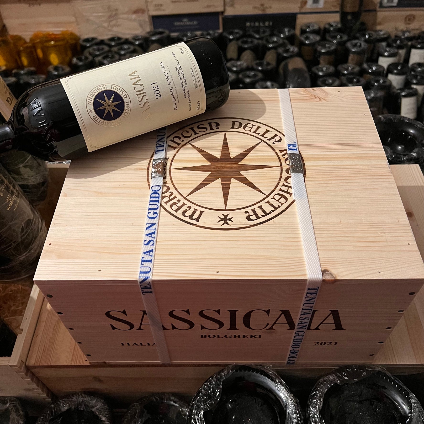 Sassicaia 2021 Tenuta San Guido - Cassa Legno 6 Bottiglie