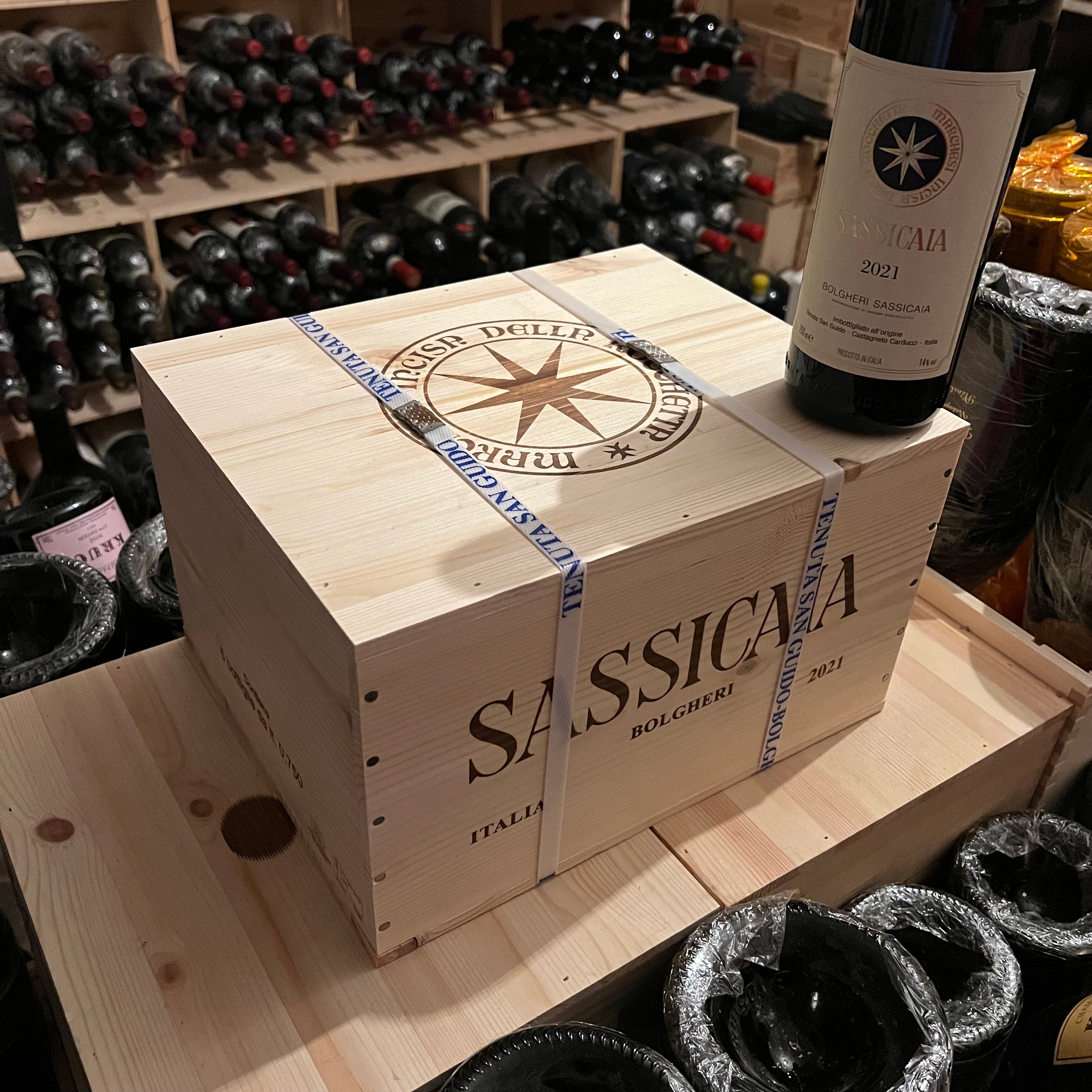 Sassicaia 2021 Tenuta San Guido - Cassa Legno 6 Bottiglie