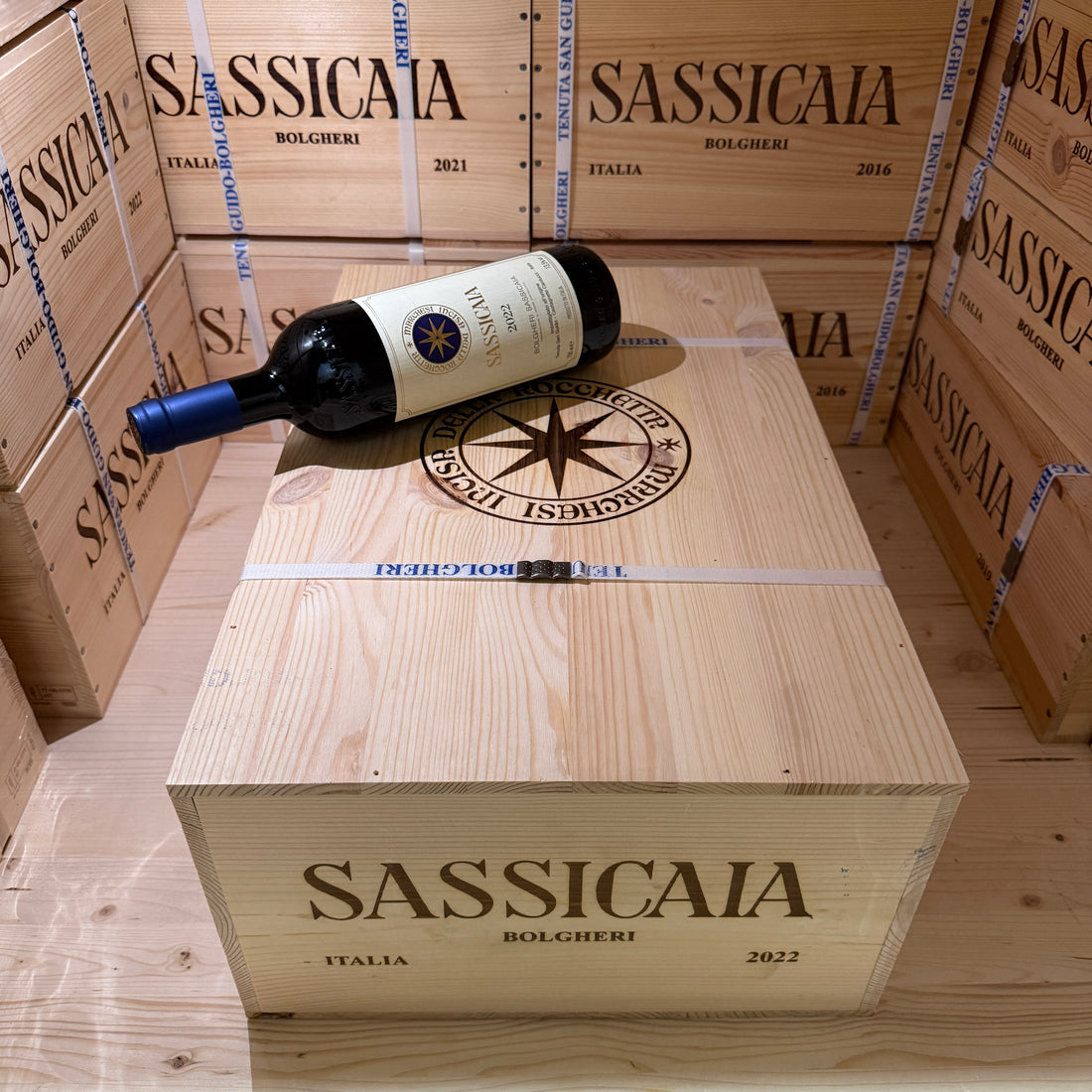 Sassicaia 2022 Tenuta San Guido - Cassa Legno 12 Bottiglie