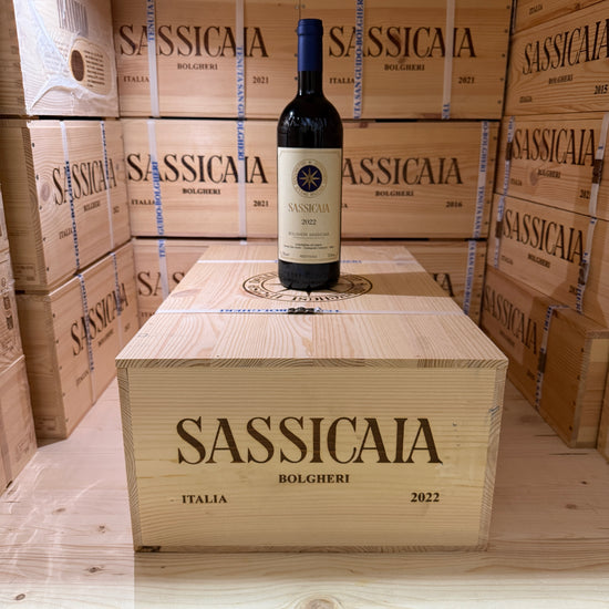 Sassicaia 2022 Tenuta San Guido - Cassa Legno 12 Bottiglie