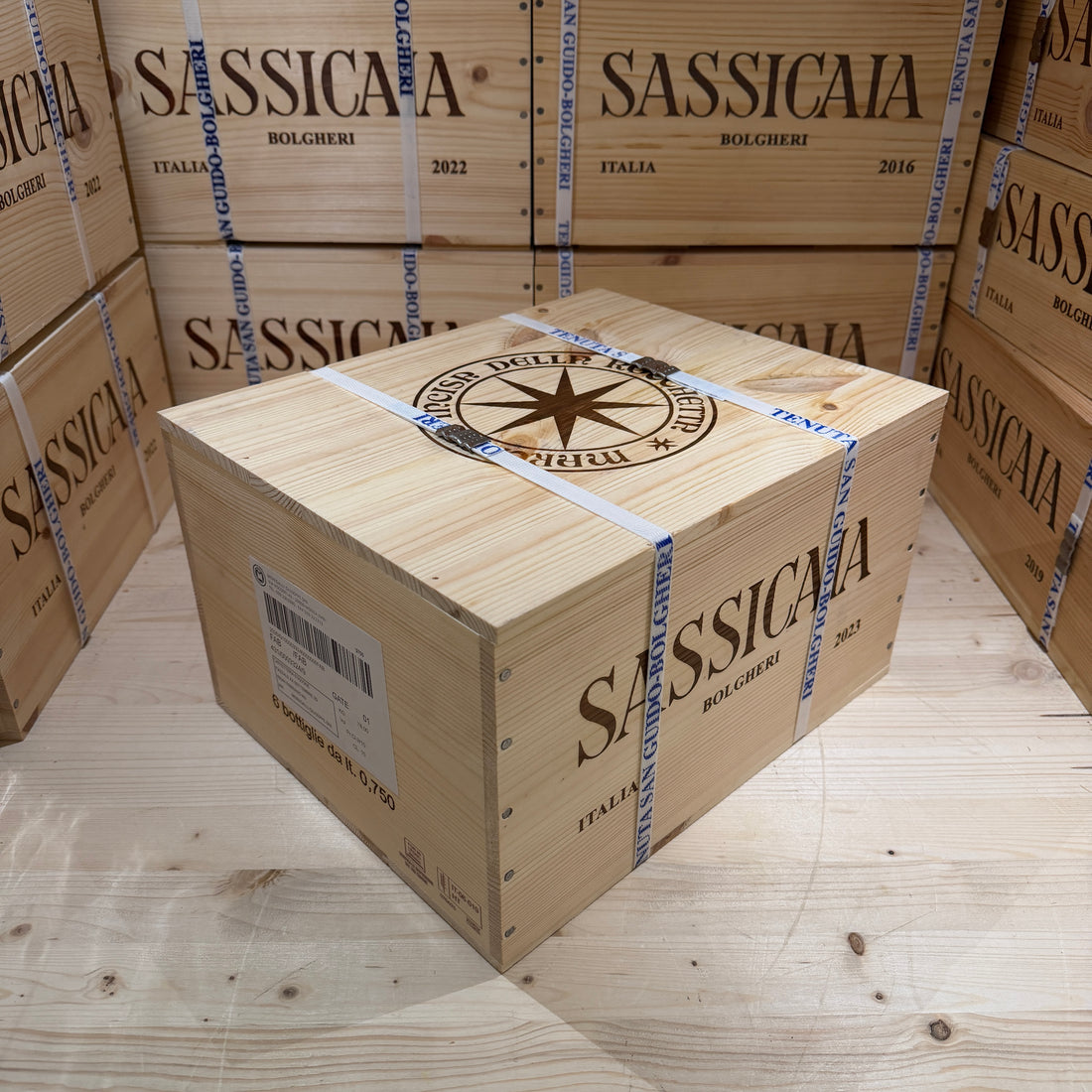 Sassicaia 2023 Tenuta San Guido - Cassa Legno 6 Bottiglie