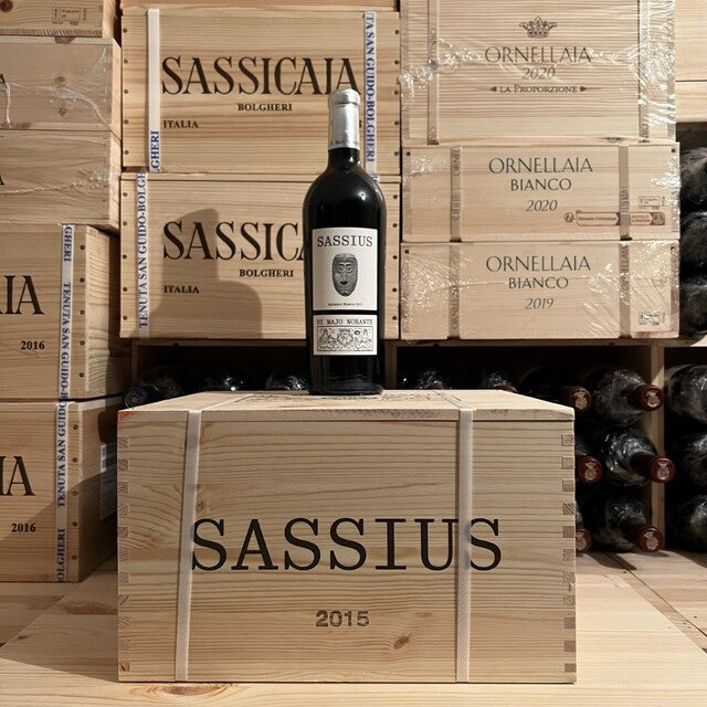 Sassius 2015 - Cassa Legno 6 Bottiglie