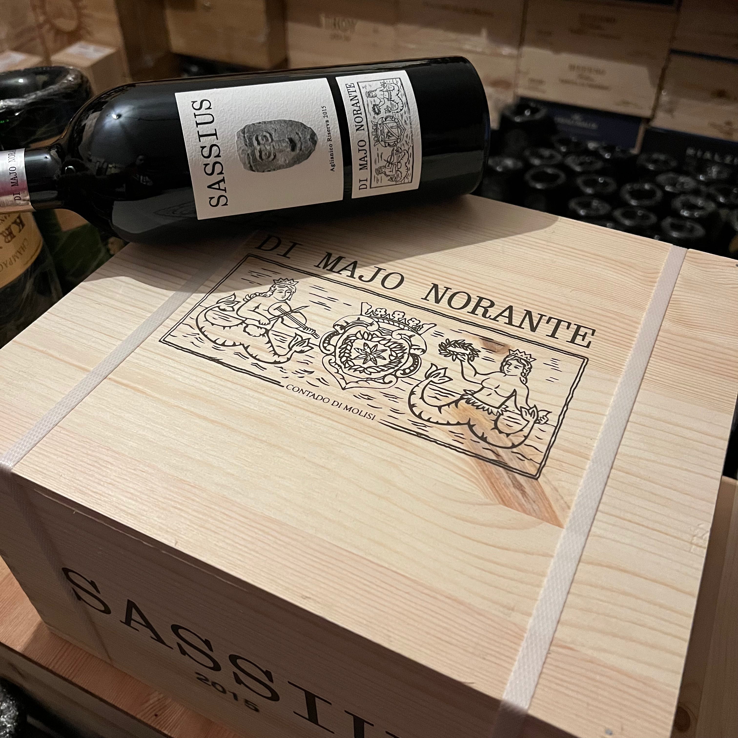 Sassius 2015 - Cassa Legno 6 Bottiglie